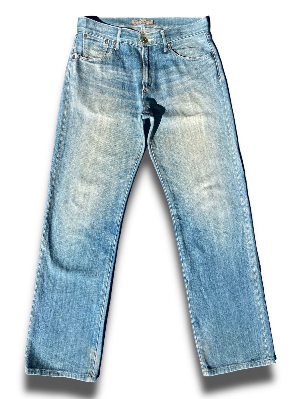 Jun Takahashi × Uniqlo × Vintage Limited Vintage 90s Buckle Kaihara Jeans Size US 30 / EU 46 - 2 Thumbnail
