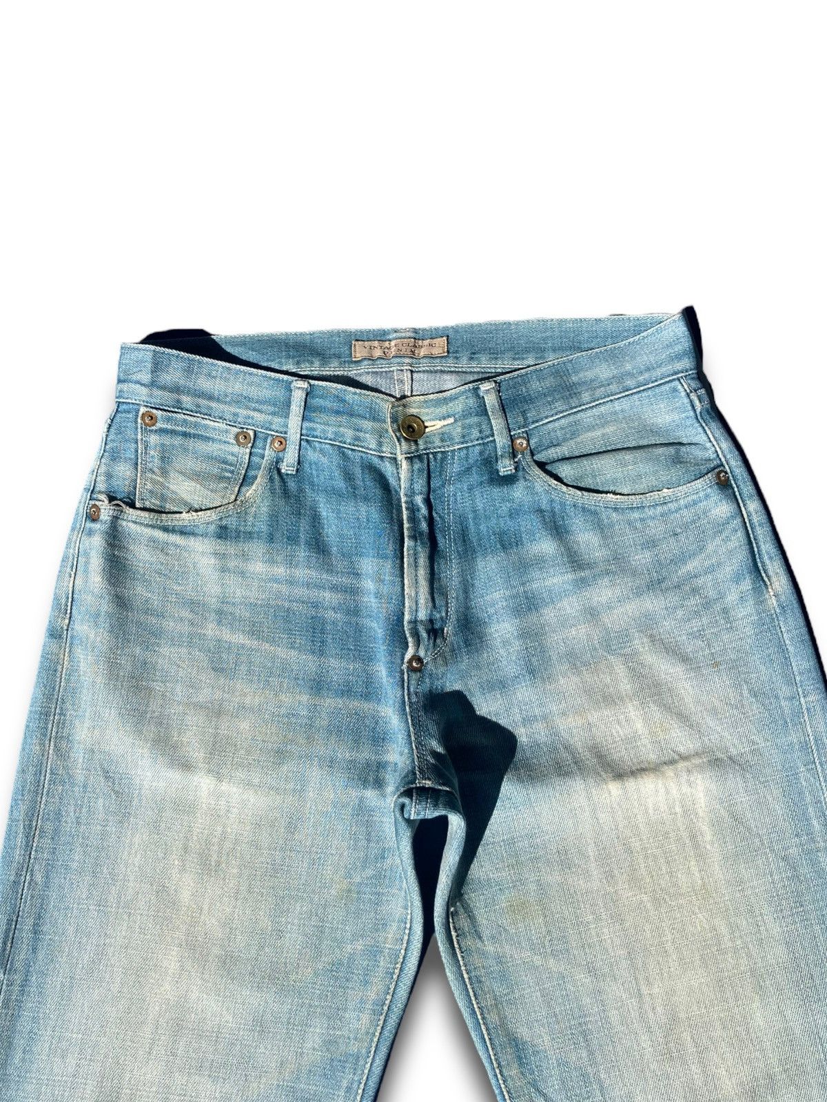 Jun Takahashi × Uniqlo × Vintage Limited Vintage 90s Buckle Kaihara Jeans Size US 30 / EU 46 - 3 Thumbnail