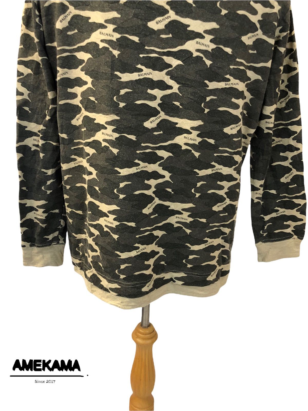 Balmain Balmain Camouflage Longsleeve Shirts Size US M / EU 48-50 / 2 - 7 Thumbnail