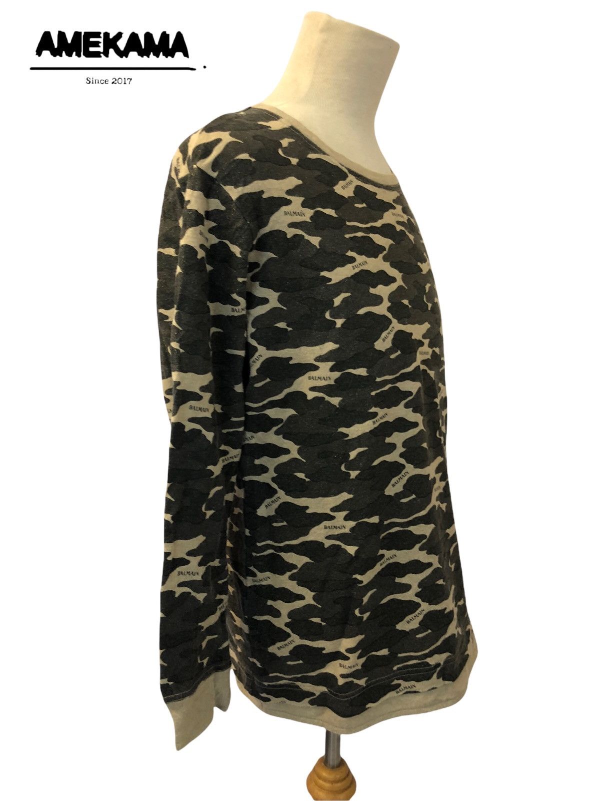 Balmain Balmain Camouflage Longsleeve Shirts Size US M / EU 48-50 / 2 - 3 Thumbnail