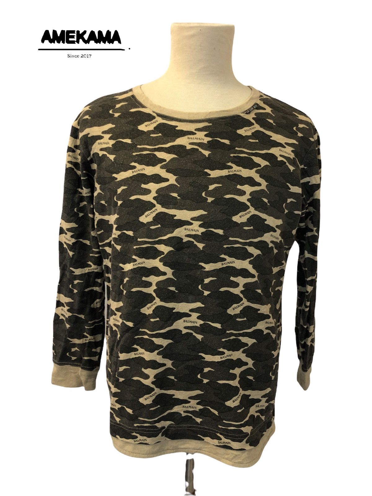 Balmain Balmain Camouflage Longsleeve Shirts Size US M / EU 48-50 / 2 - 1 Thumbnail