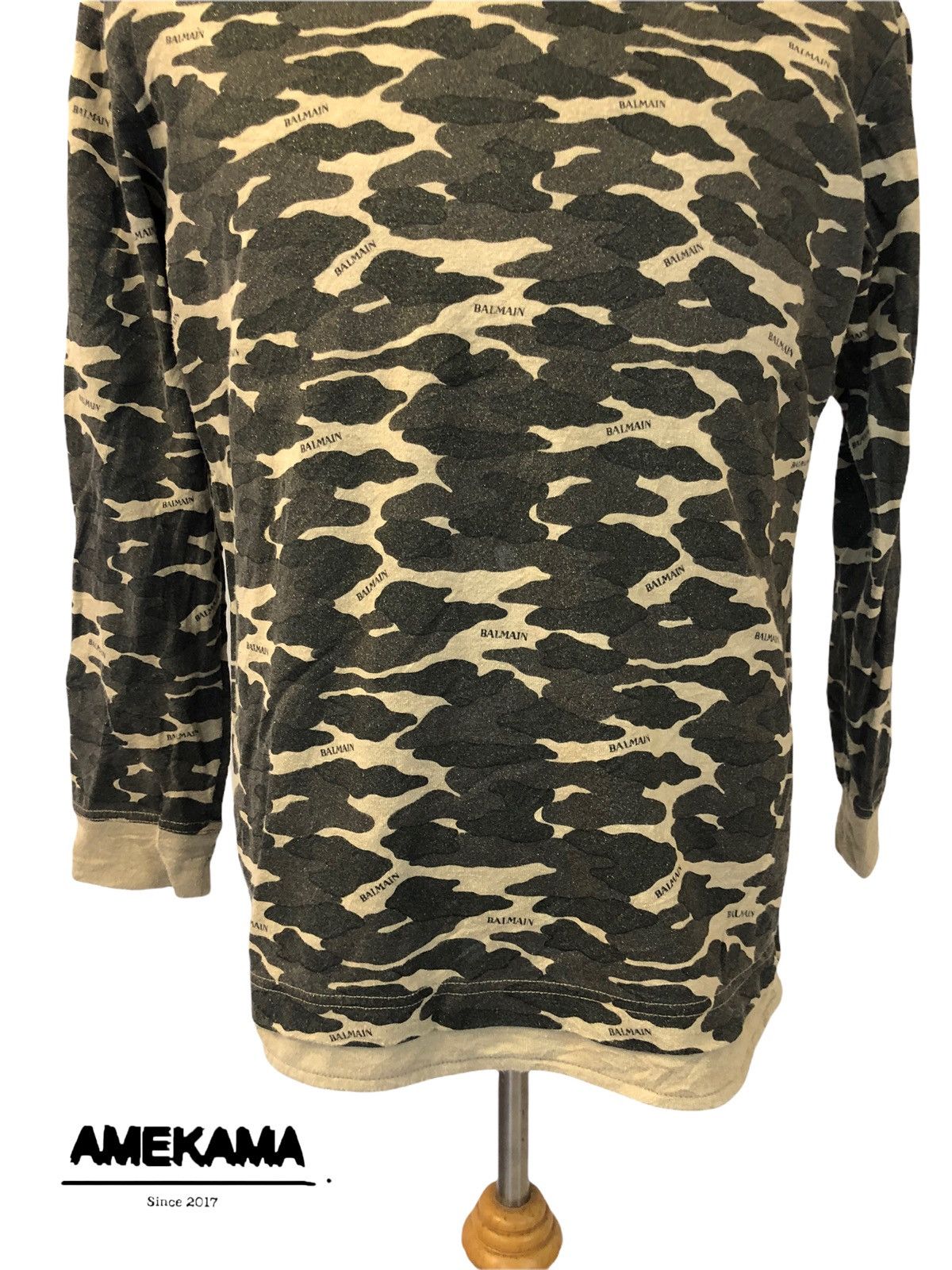 Balmain Balmain Camouflage Longsleeve Shirts Size US M / EU 48-50 / 2 - 5 Thumbnail