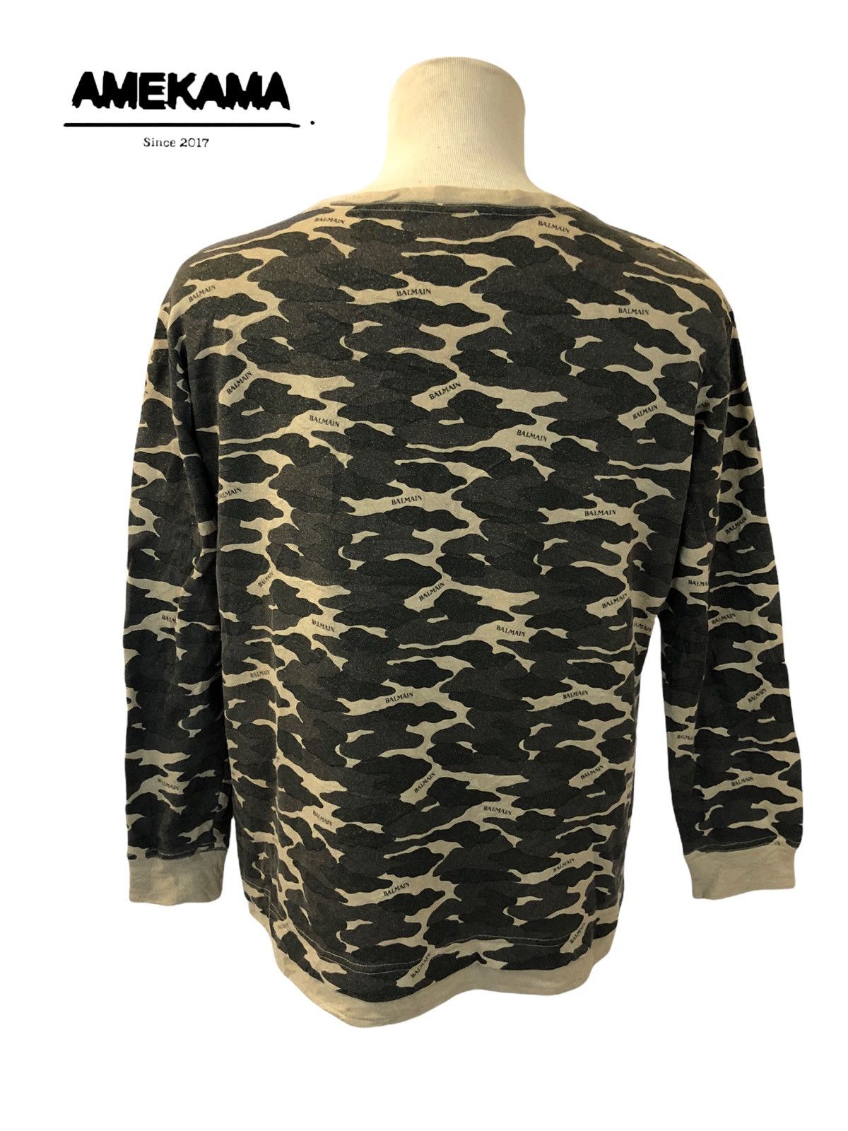 Balmain Balmain Camouflage Longsleeve Shirts Size US M / EU 48-50 / 2 - 2 Thumbnail