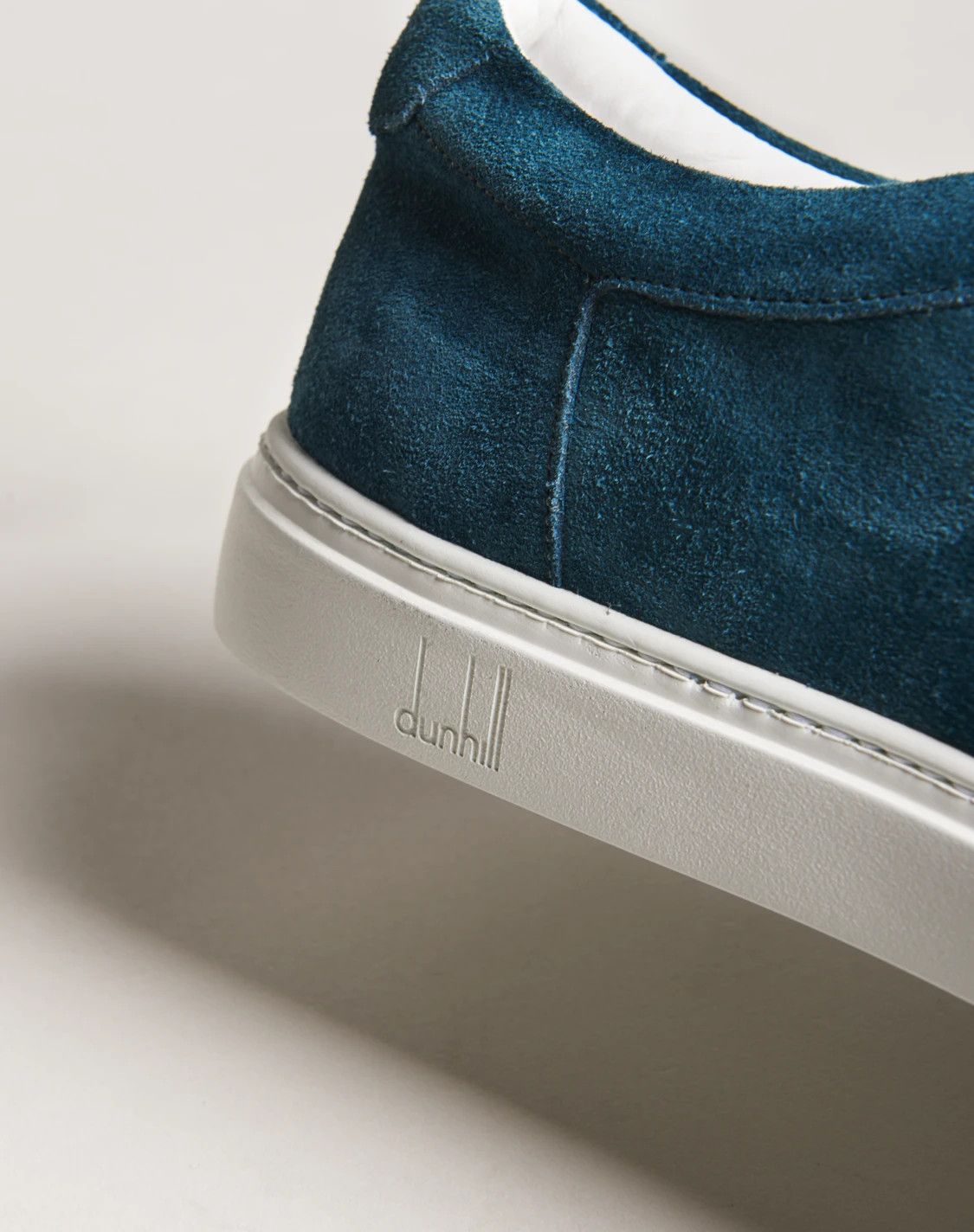 Alfred Dunhill Dunhill - Petrol Blue Suede Low-Top Sneakers Size US 9 / EU 42 - 3 Thumbnail