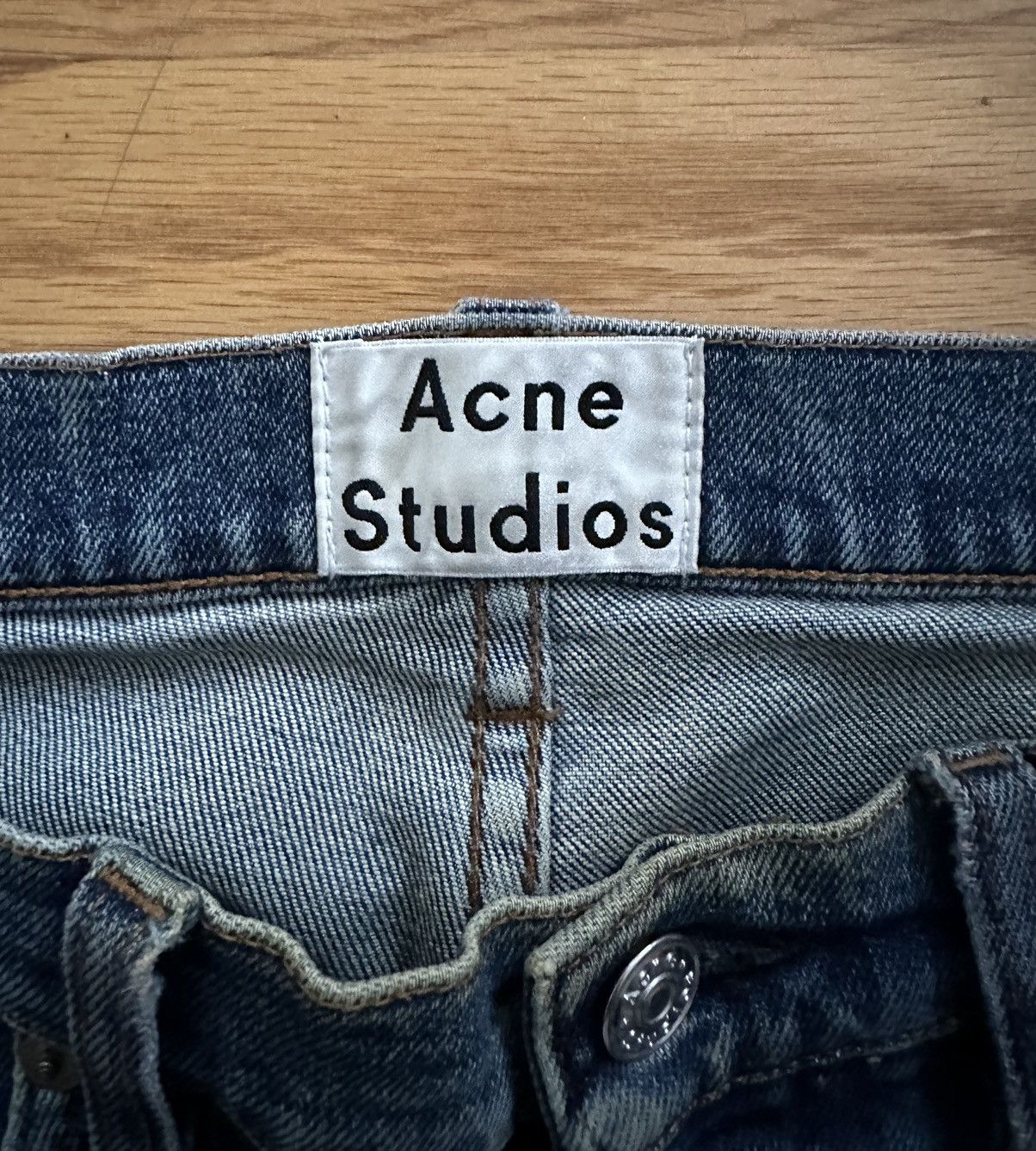 Acne Studios Acne Studios Town Straight Jeans Size US 31 - 2 Thumbnail