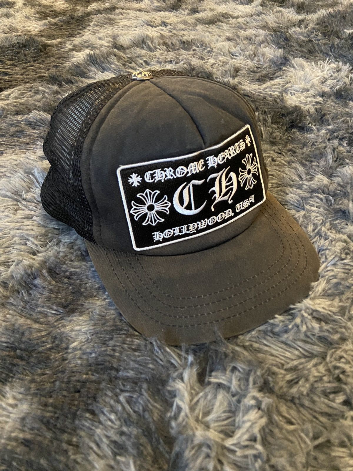 Chrome hearts ch hollywood trucker (black) main image 0