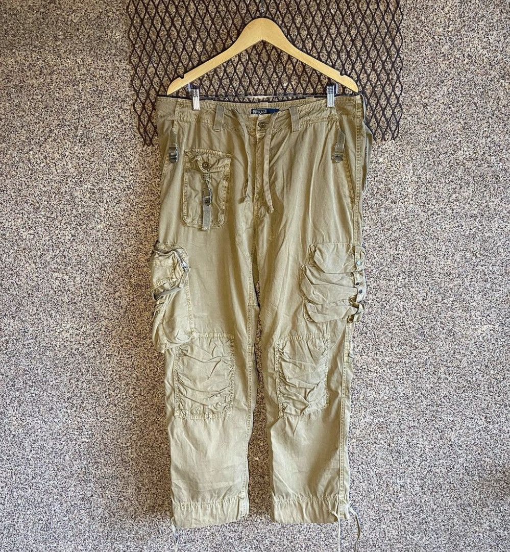 💥VERY RARE💥Vintage Polo Ralph Lauren Military Cargo Pants
