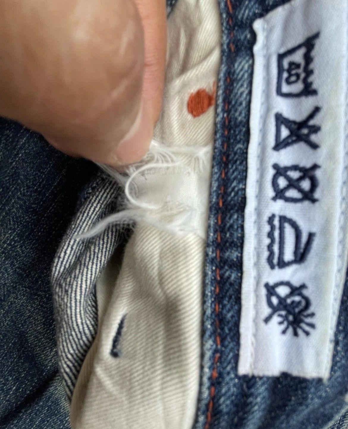 Japanese Brand Vintage Japanesse Redline Denim Rework Size US 32 / EU 48 - 10 Thumbnail