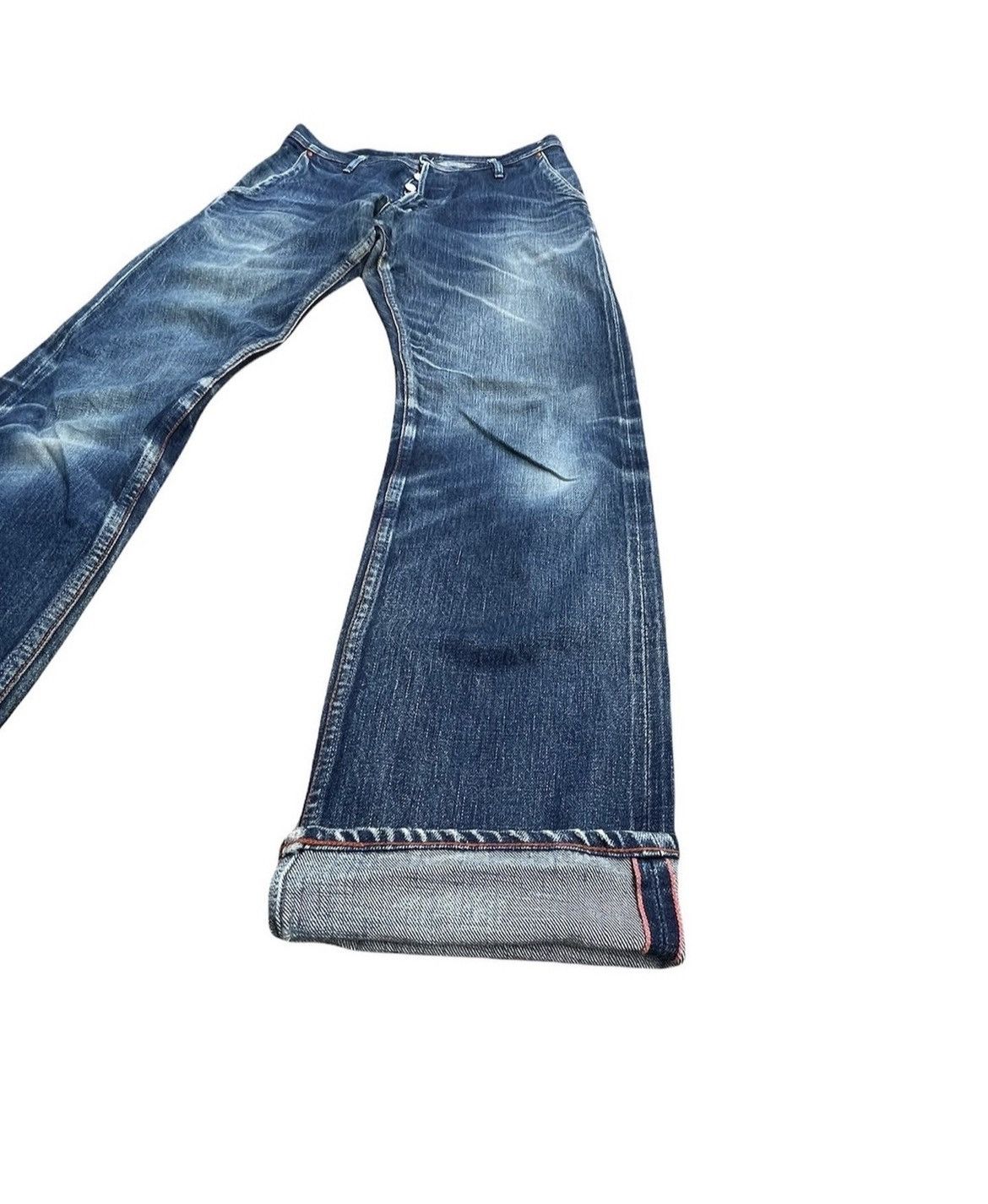Japanese Brand Vintage Japanesse Redline Denim Rework Size US 32 / EU 48 - 3 Thumbnail