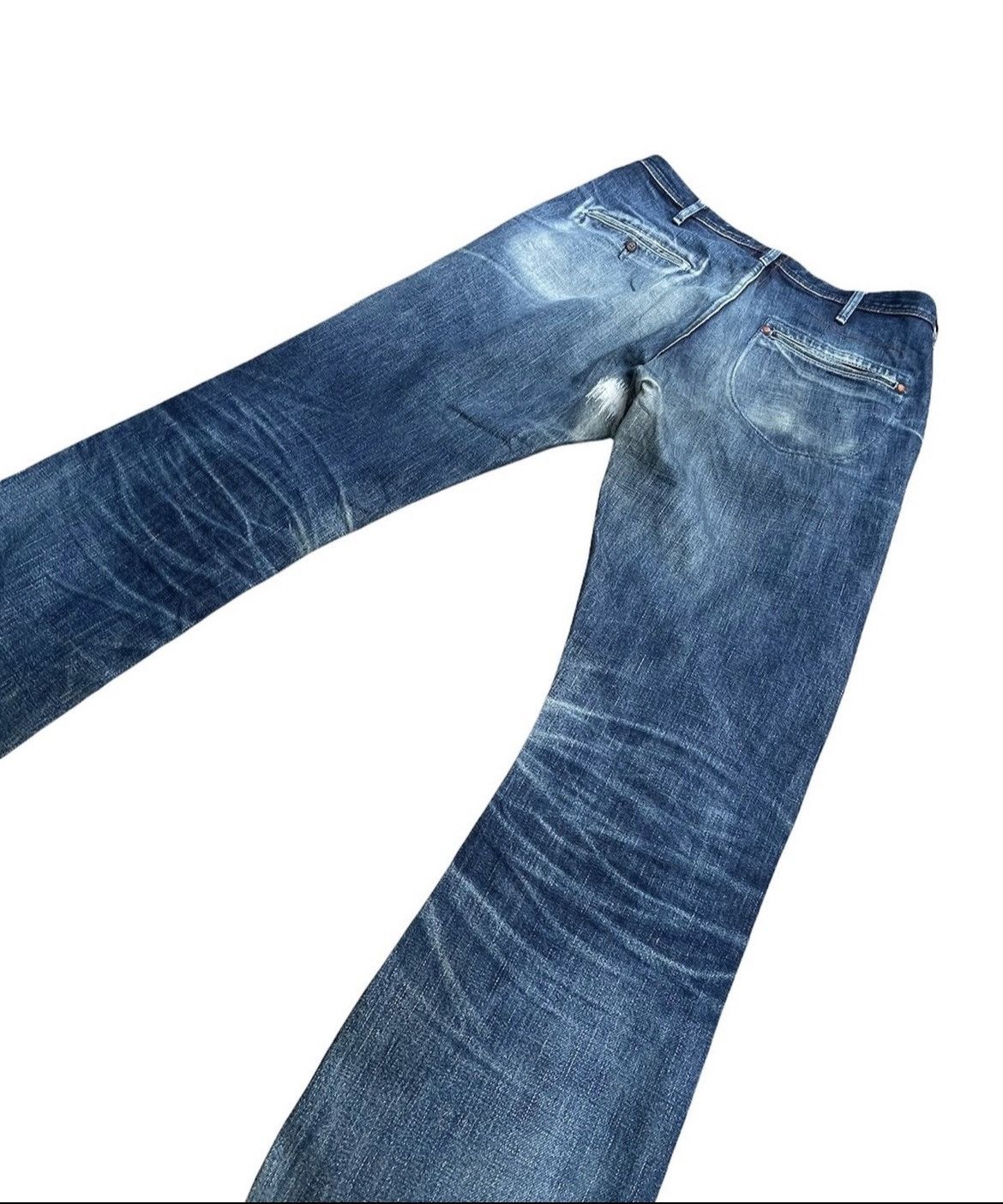 Japanese Brand Vintage Japanesse Redline Denim Rework Size US 32 / EU 48 - 6 Thumbnail