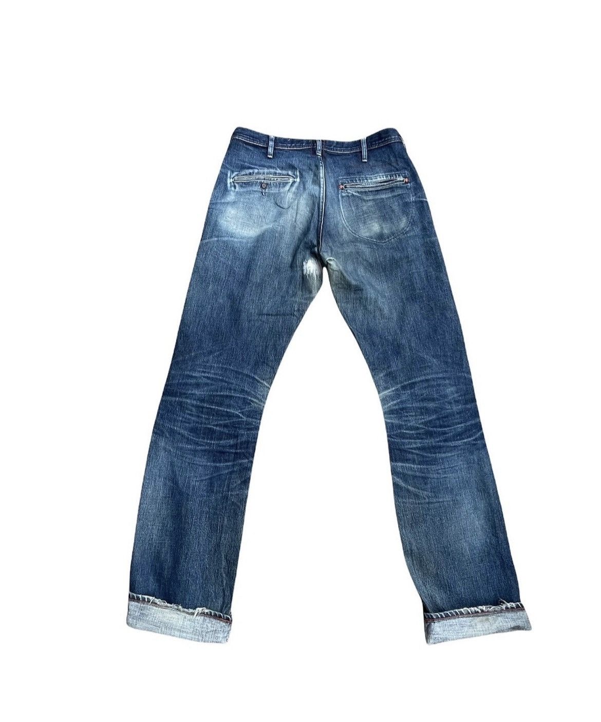 Japanese Brand Vintage Japanesse Redline Denim Rework Size US 32 / EU 48 - 5 Thumbnail