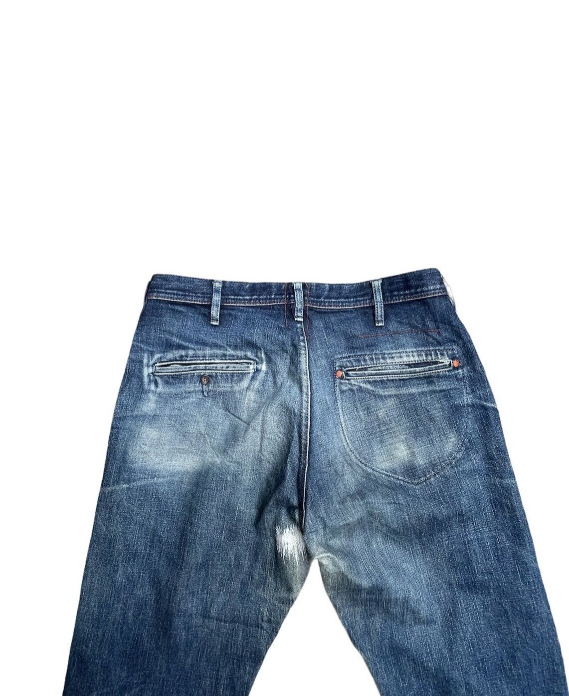 Japanese Brand Vintage Japanesse Redline Denim Rework Size US 32 / EU 48 - 12 Thumbnail