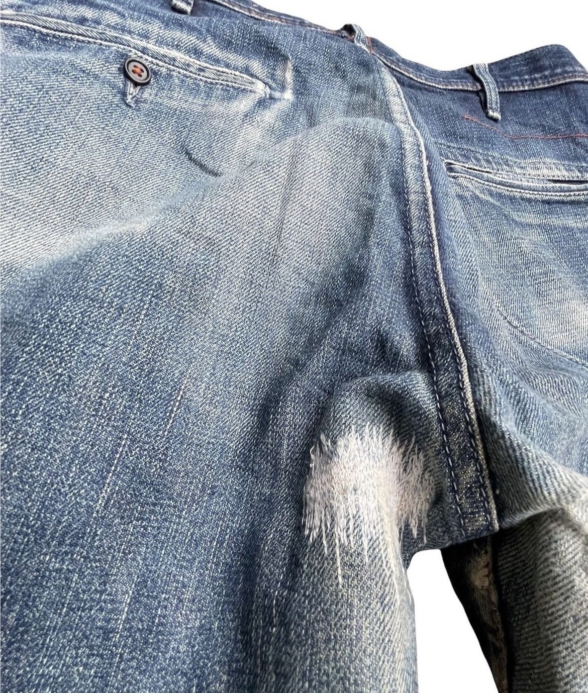 Japanese Brand Vintage Japanesse Redline Denim Rework Size US 32 / EU 48 - 11 Thumbnail