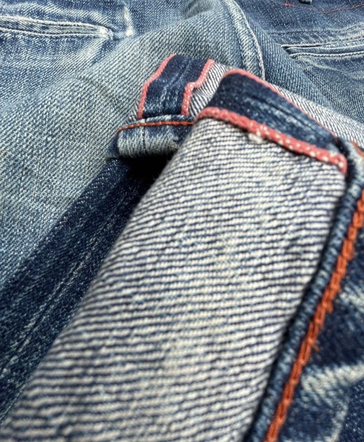 Japanese Brand Vintage Japanesse Redline Denim Rework Size US 32 / EU 48 - 8 Thumbnail