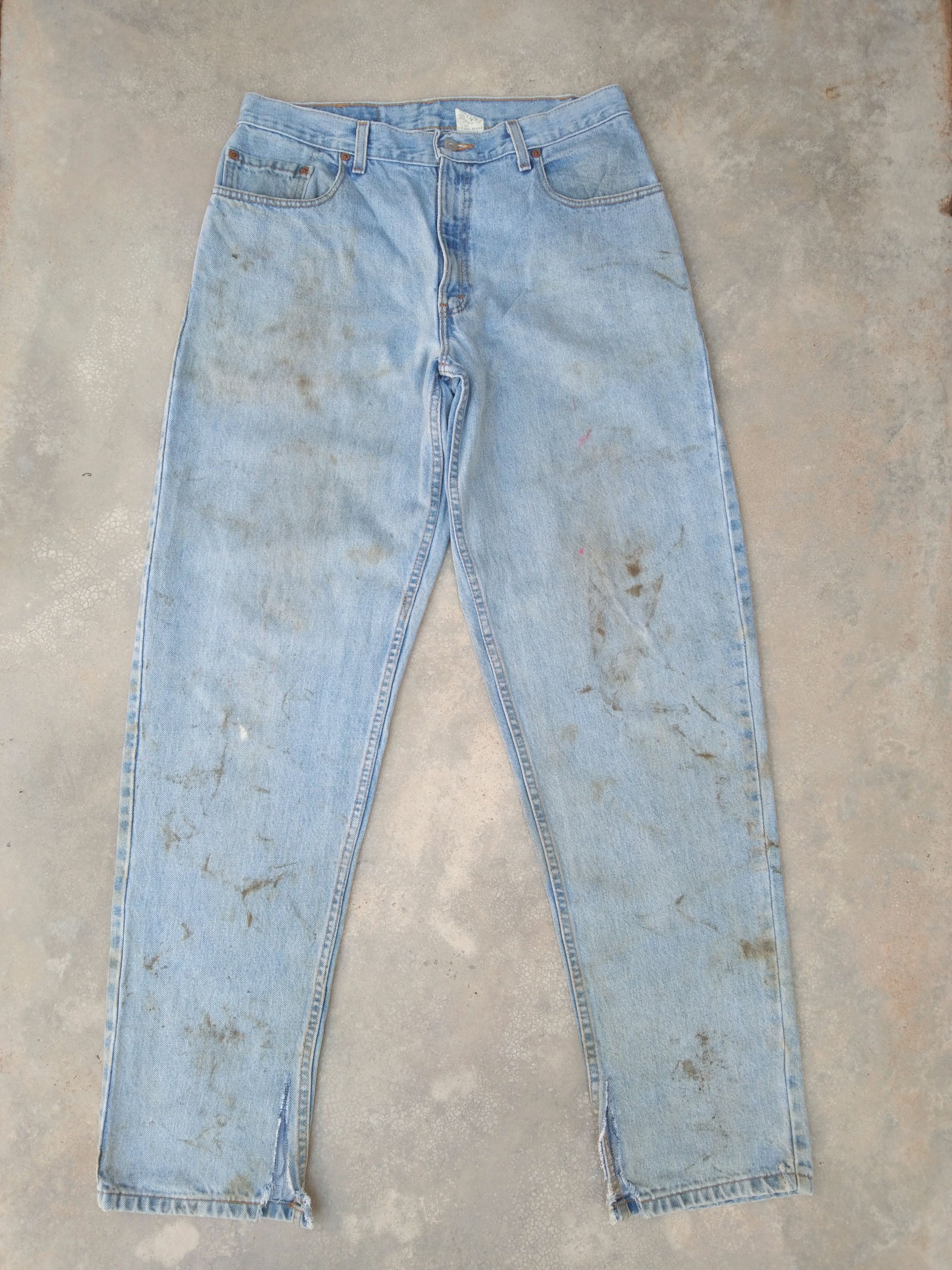 Levi's Vintage Levi's Jeans 560 Made In USA Dirty Distressed Denim Size US 33 - 1 Thumbnail
