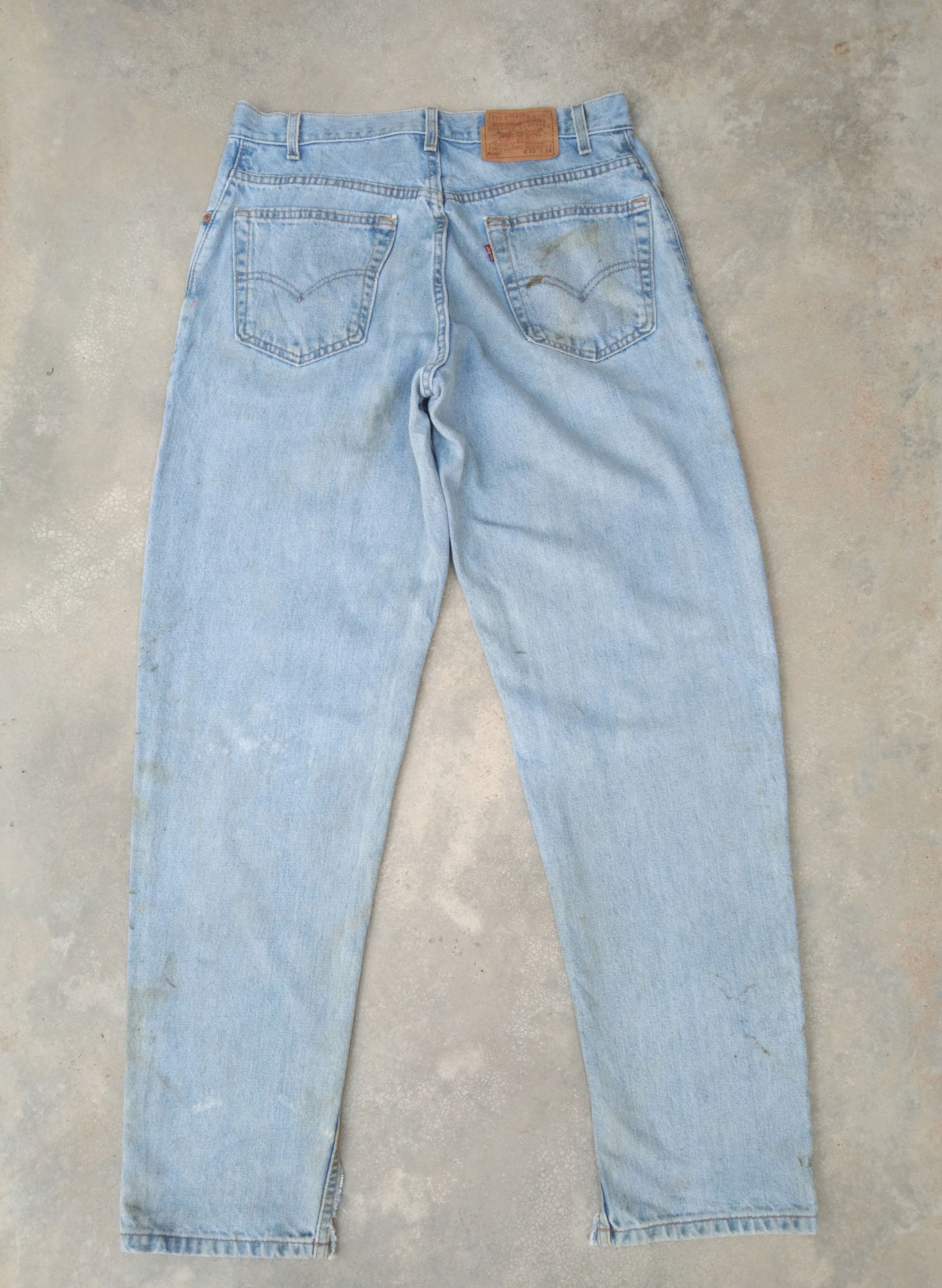 Levi's Vintage Levi's Jeans 560 Made In USA Dirty Distressed Denim Size US 33 - 2 Thumbnail