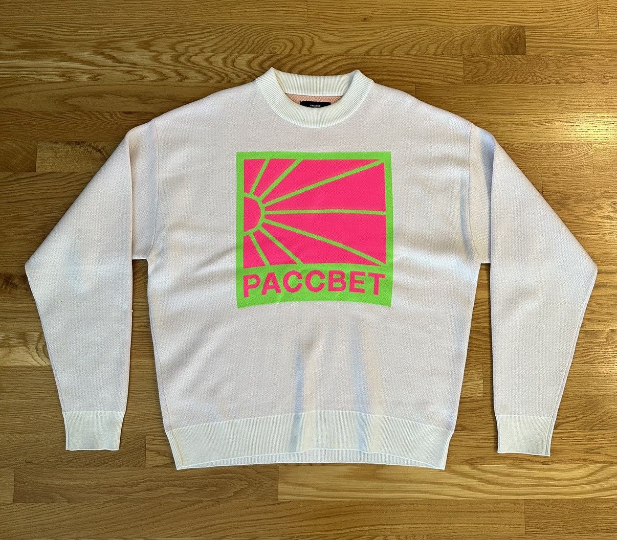 Dover Street Market DSM x PACCBET Fleuro Rebellion Sweater Size US M / EU 48-50 / 2 - 1 Thumbnail
