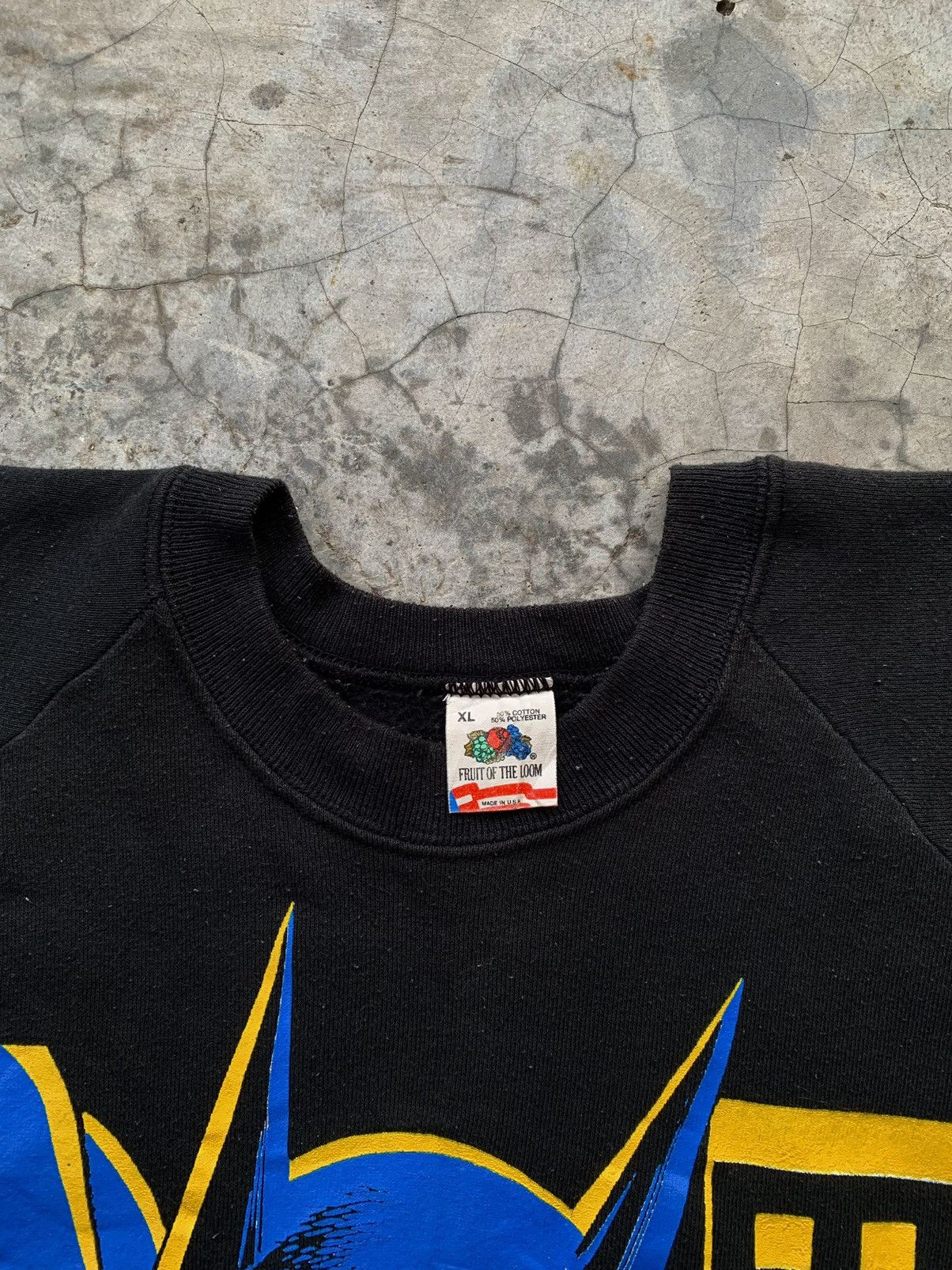 Vintage Crazy Vintage 80's Batman Big Face Sweatshirt Size US XL / EU 56 / 4 - 5 Thumbnail