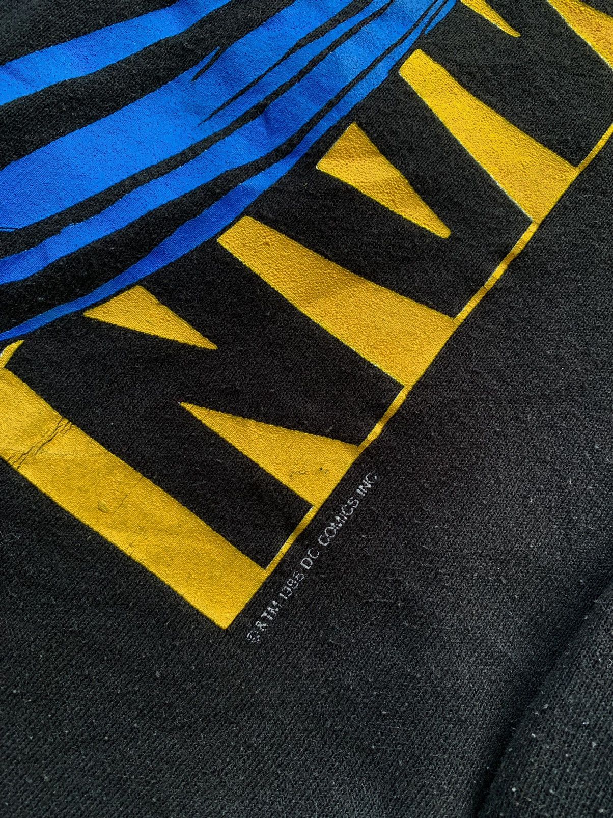 Vintage Crazy Vintage 80's Batman Big Face Sweatshirt Size US XL / EU 56 / 4 - 4 Thumbnail