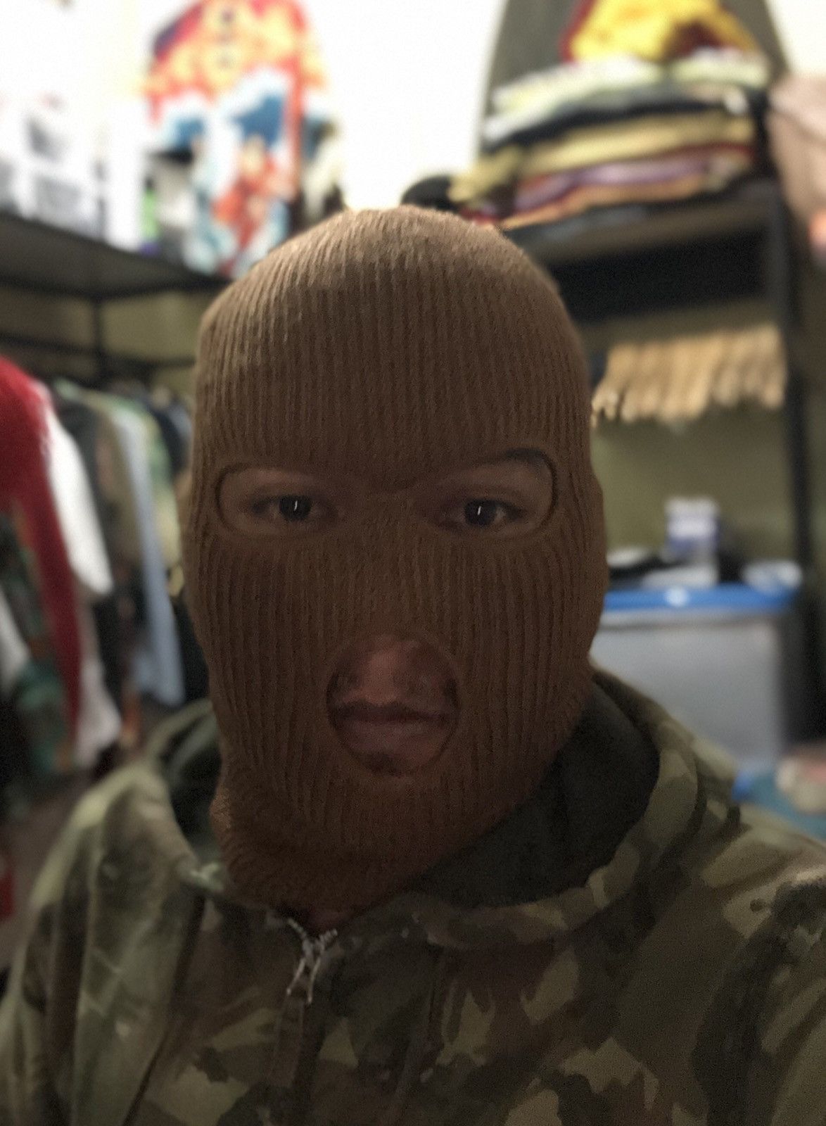 Vintage Broner Hat Balaclava Ski Mask 3 Hole Made In Usa Size ONE SIZE - 7 Thumbnail