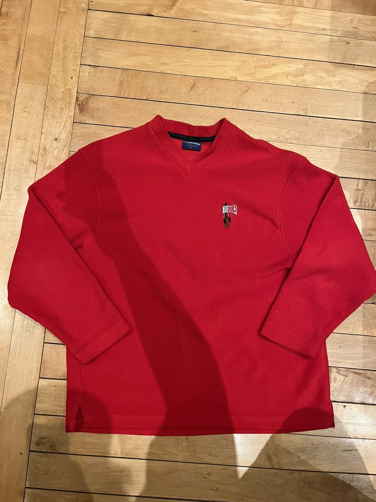 Vintage Vintage Red College Crewneck Size US L / EU 52-54 / 3 - 1 Thumbnail