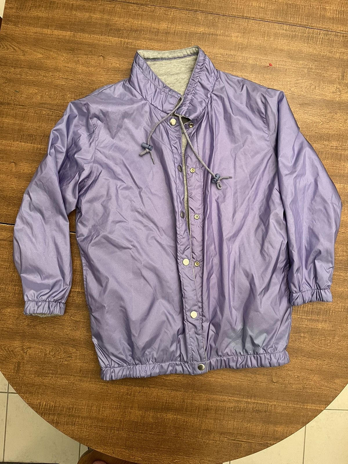 Vintage Vintage Transitional Purple Sherpa/Black Bomber B Jacket Size US XL / EU 56 / 4 - 1 Thumbnail