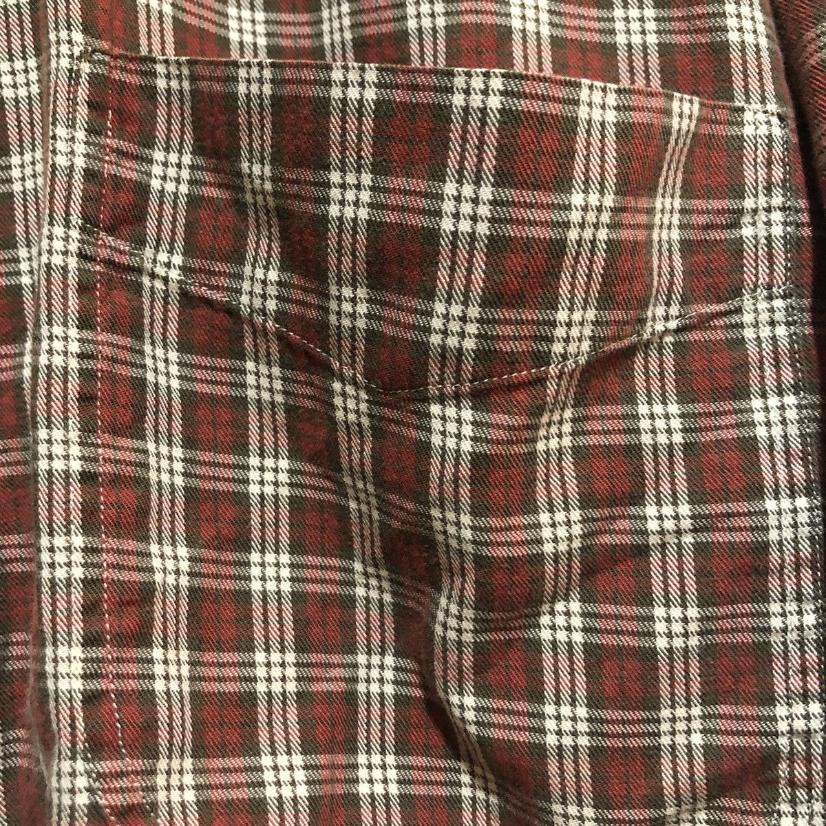 Croft & Barrow × Vintage Brown 90s Cotton Flannel Size US XL / EU 56 / 4 - 4 Thumbnail