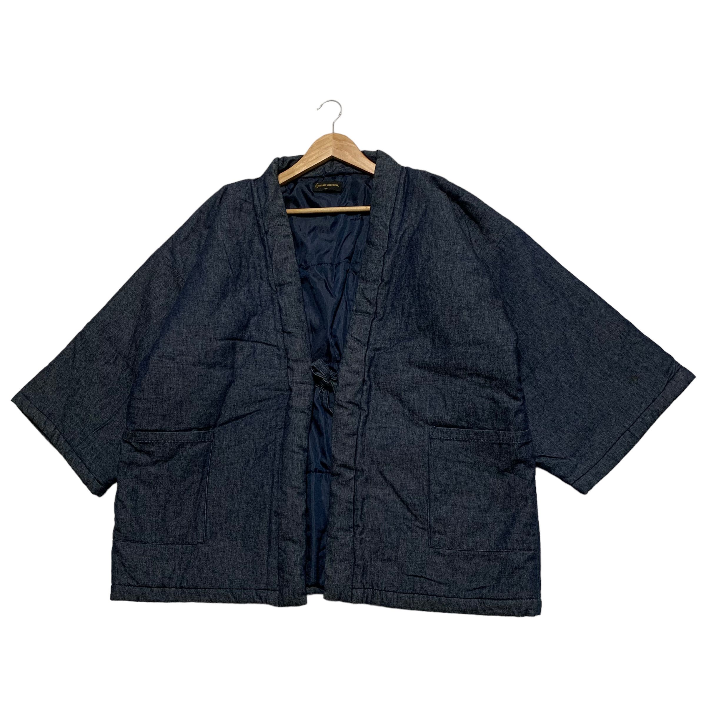 Other Gianni Valentino Big Print Denim Kimono Size US L / EU 52-54 / 3 - 7 Thumbnail