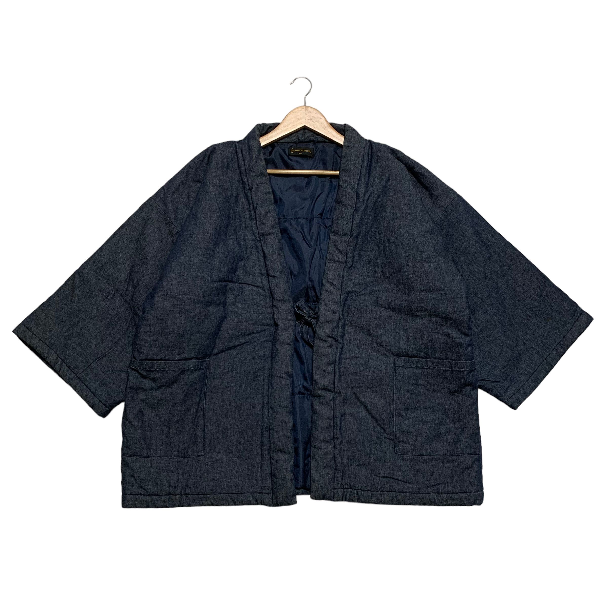 Other Gianni Valentino Big Print Denim Kimono Size US L / EU 52-54 / 3 - 6 Thumbnail