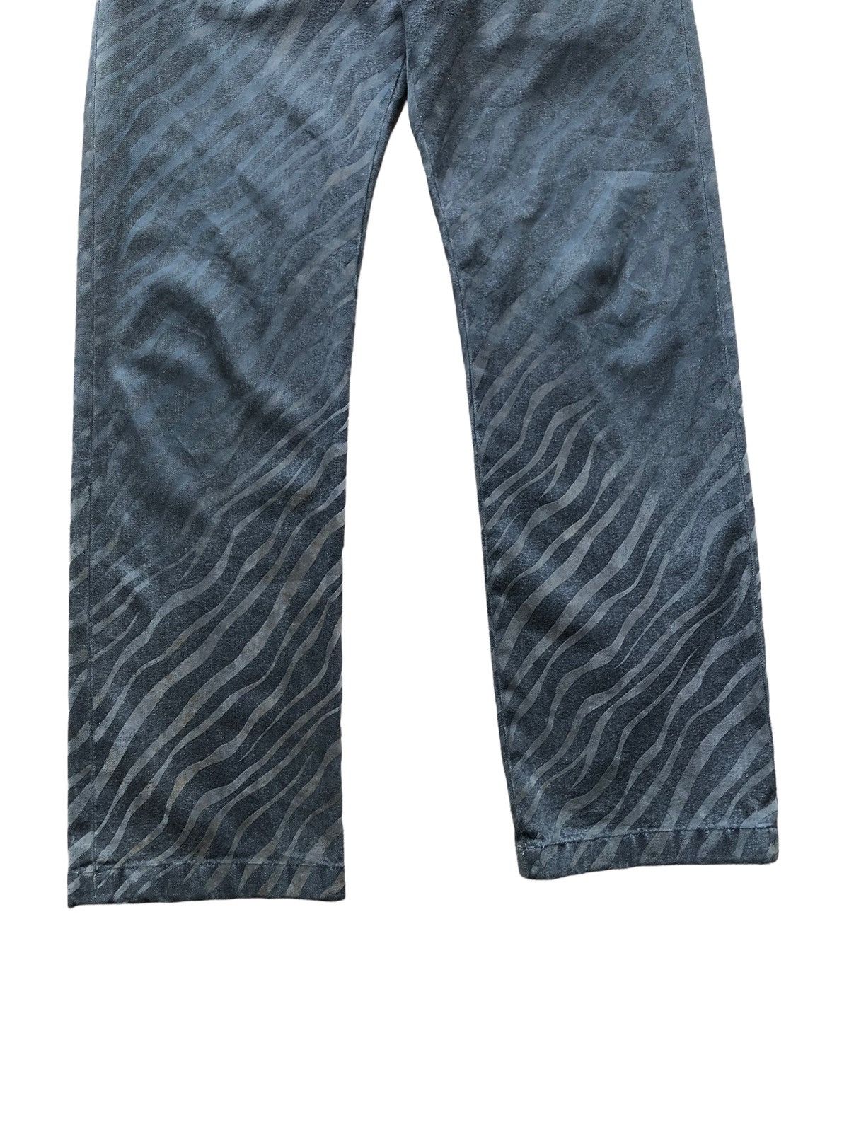 Katharine Hamnett London 1990s Katharine Hamnett Zebra Velvet Print Jeans Size US 29 - 4 Thumbnail