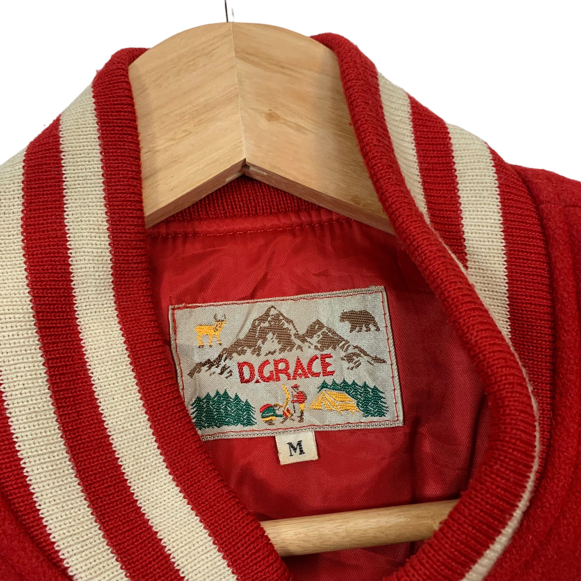 Japanese Brand D. Grace Calif Hockey Varsity Jacket Size US M / EU 48-50 / 2 - 5 Thumbnail