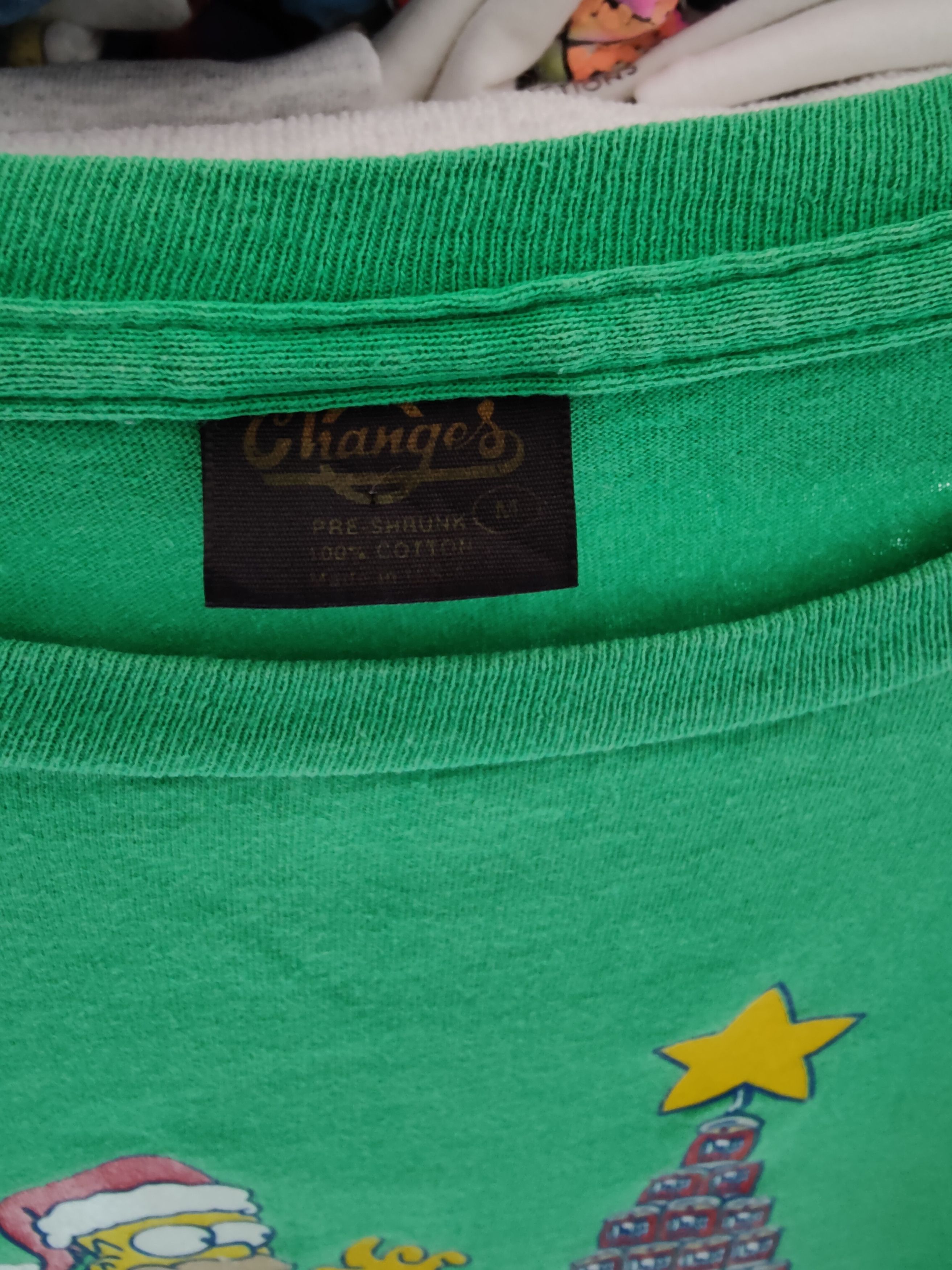 Changes vtg90s - Santa Homer Simpsons, X'mas Beer tree 🎅🍻🎄 Size US M / EU 48-50 / 2 - 2 Thumbnail