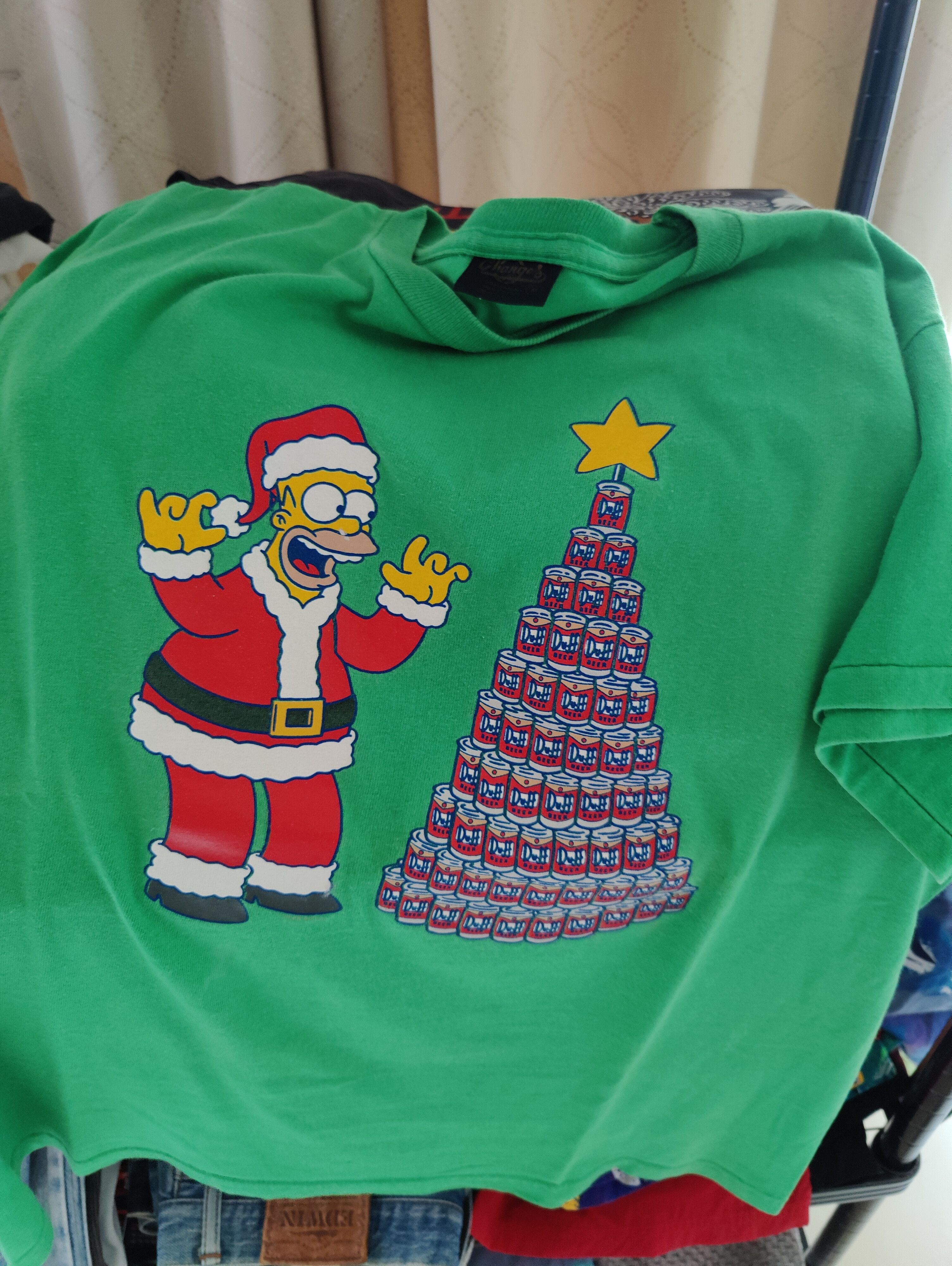 Changes vtg90s - Santa Homer Simpsons, X'mas Beer tree 🎅🍻🎄 Size US M / EU 48-50 / 2 - 1 Thumbnail