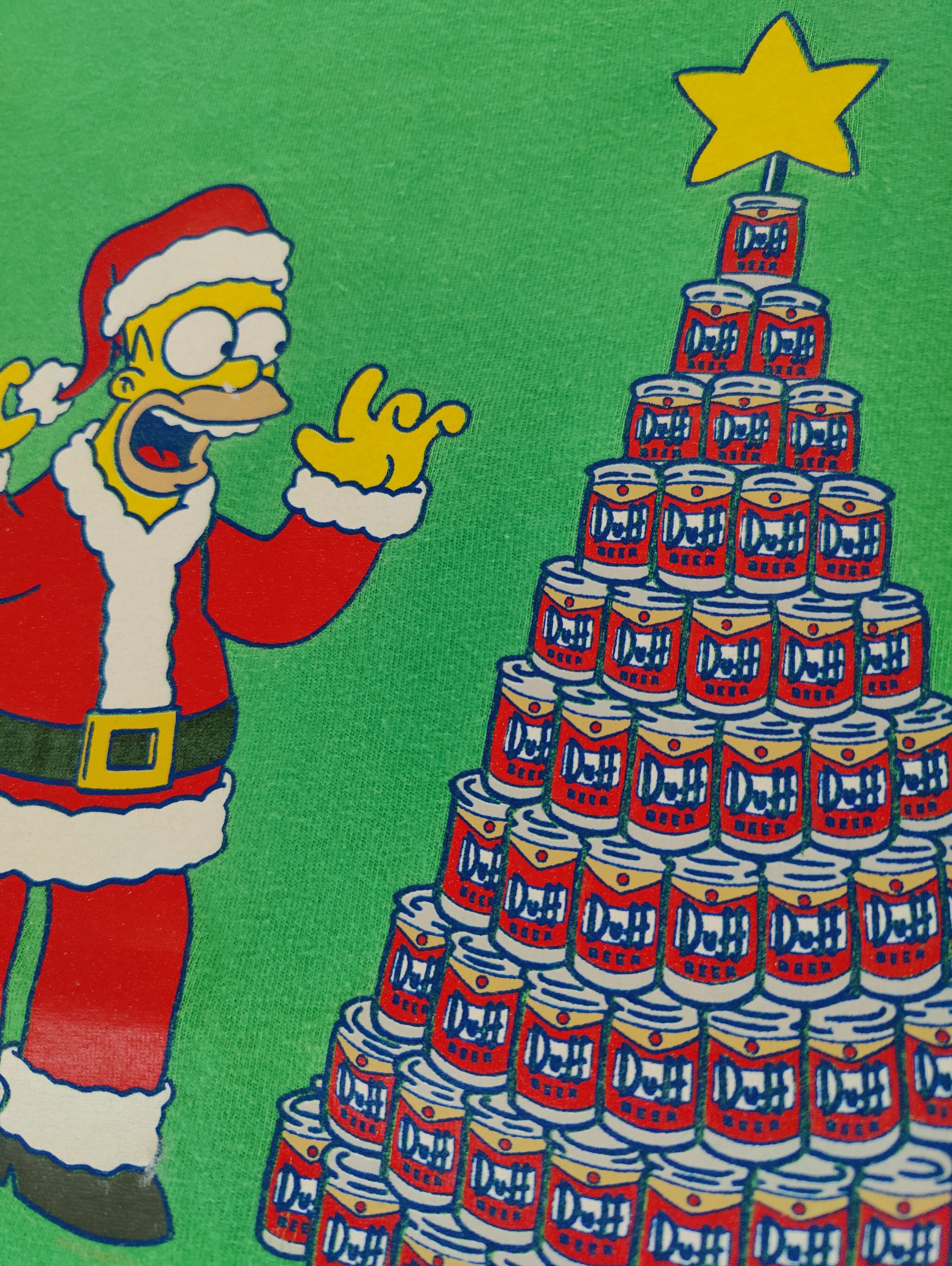 Changes vtg90s - Santa Homer Simpsons, X'mas Beer tree 🎅🍻🎄 Size US M / EU 48-50 / 2 - 3 Thumbnail