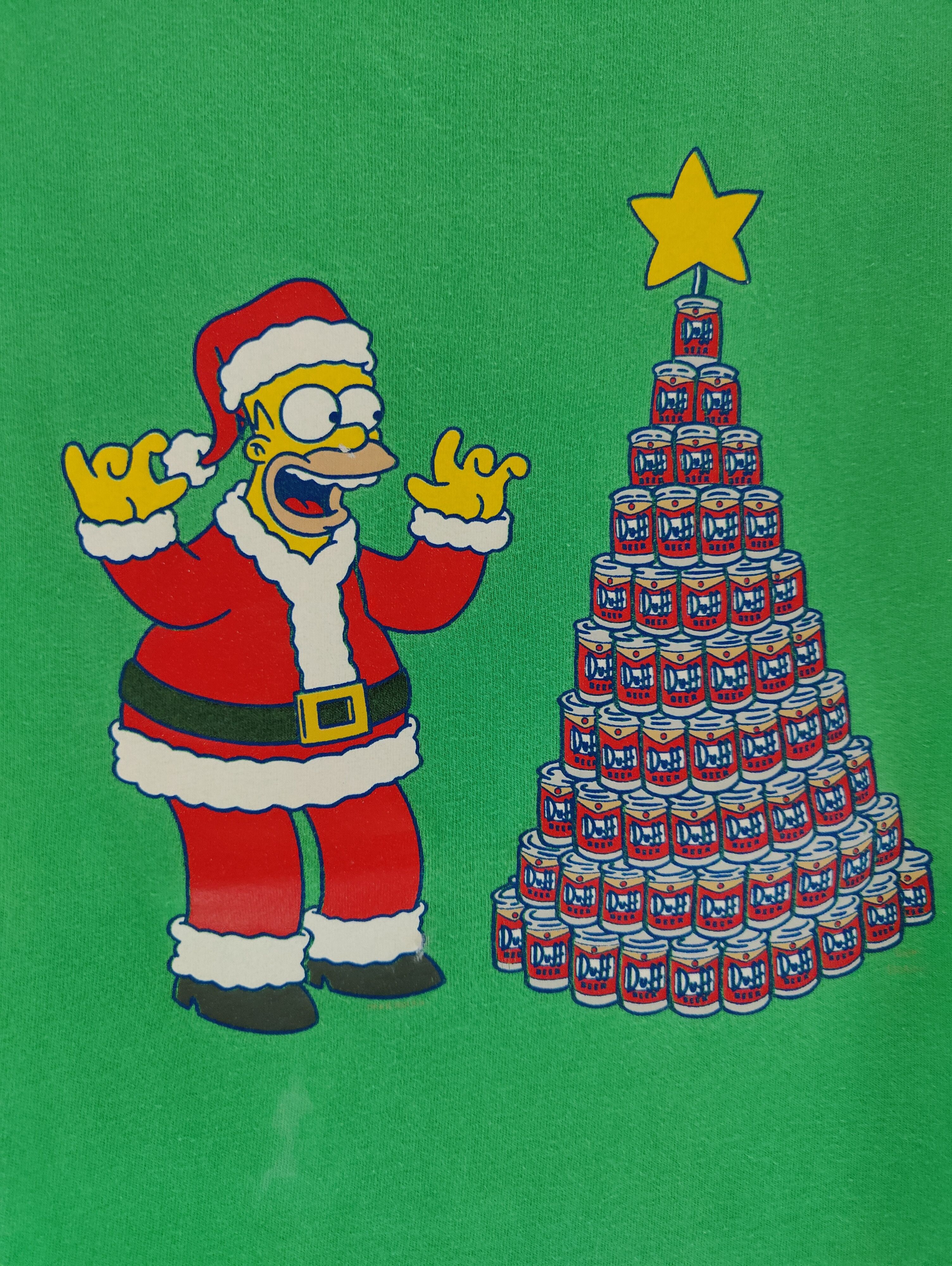 Changes vtg90s - Santa Homer Simpsons, X'mas Beer tree 🎅🍻🎄 Size US M / EU 48-50 / 2 - 4 Thumbnail