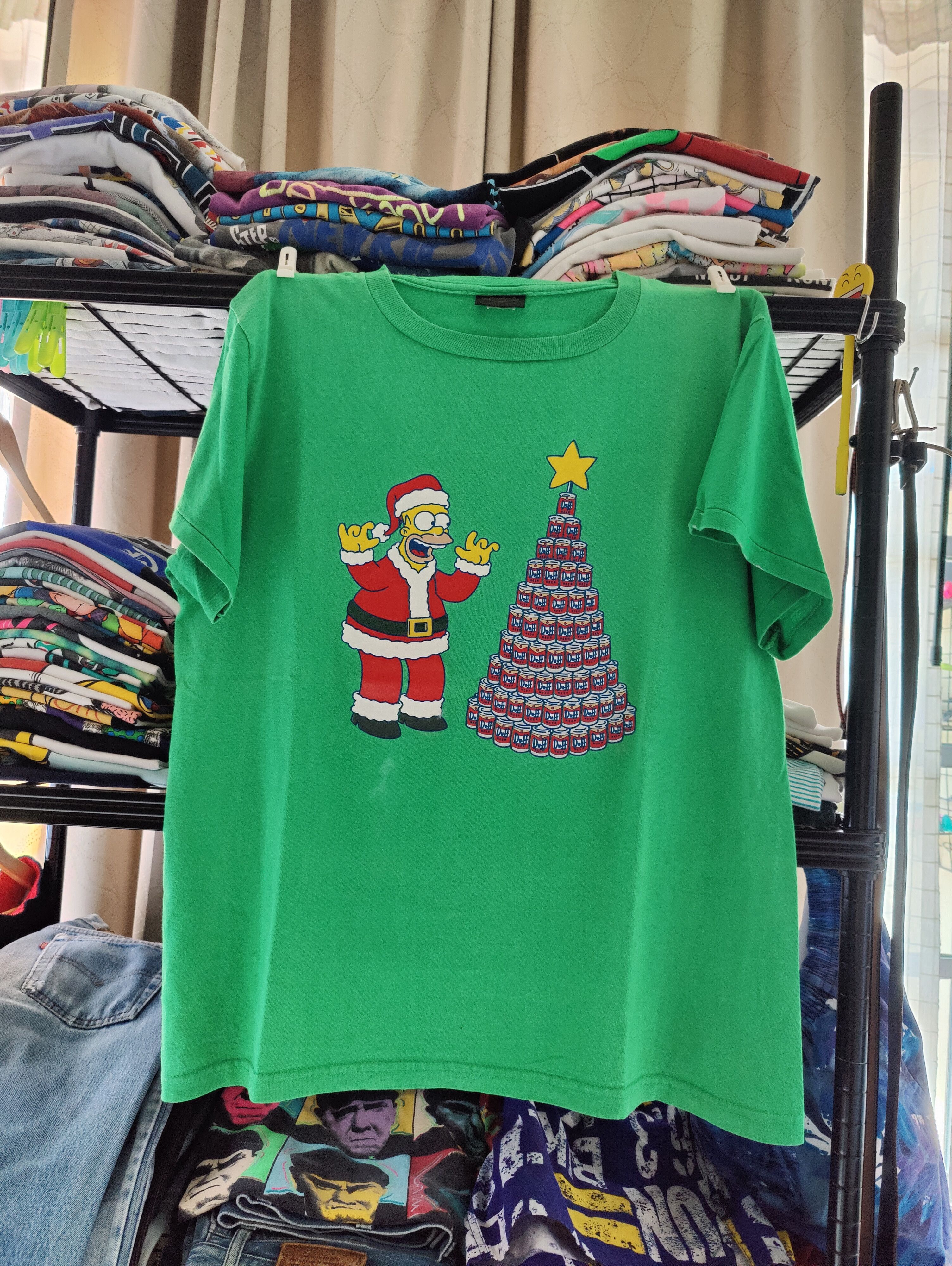 Changes vtg90s - Santa Homer Simpsons, X'mas Beer tree 🎅🍻🎄 Size US M / EU 48-50 / 2 - 5 Thumbnail
