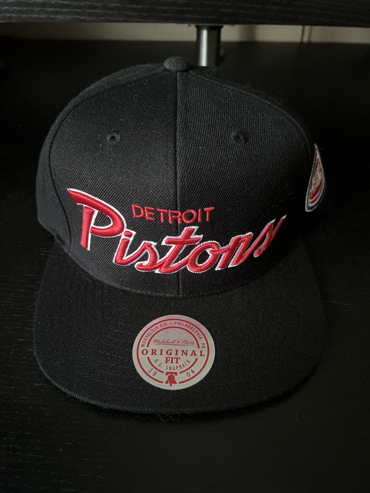 Mitchell & Ness Mitchell and Ness Detroit Pistons Snapback Grailed