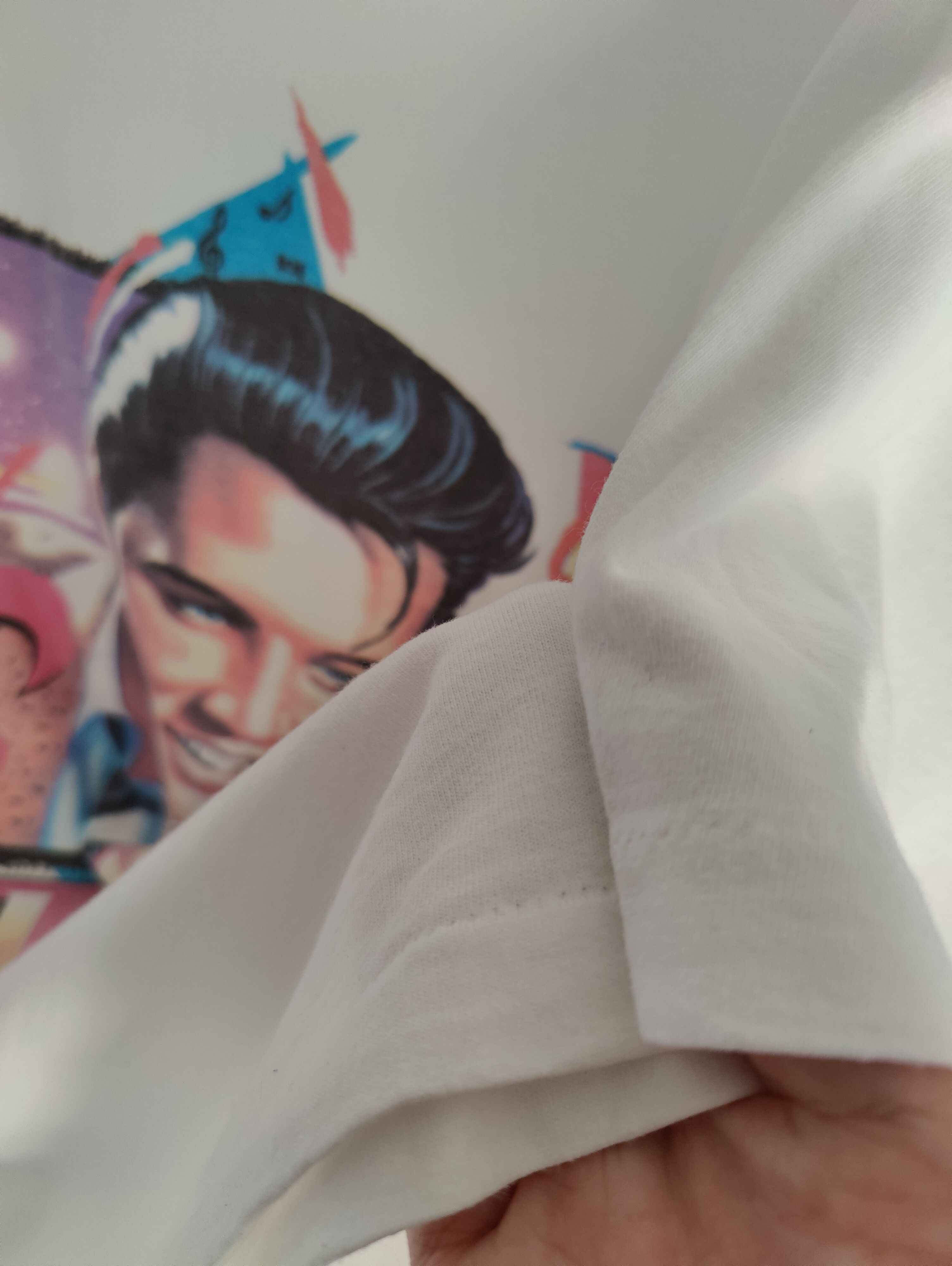 Anvil × Band Tees × Vintage vtg90s - 1992 Elvis Presley Size US L / EU 52-54 / 3 - 3 Thumbnail