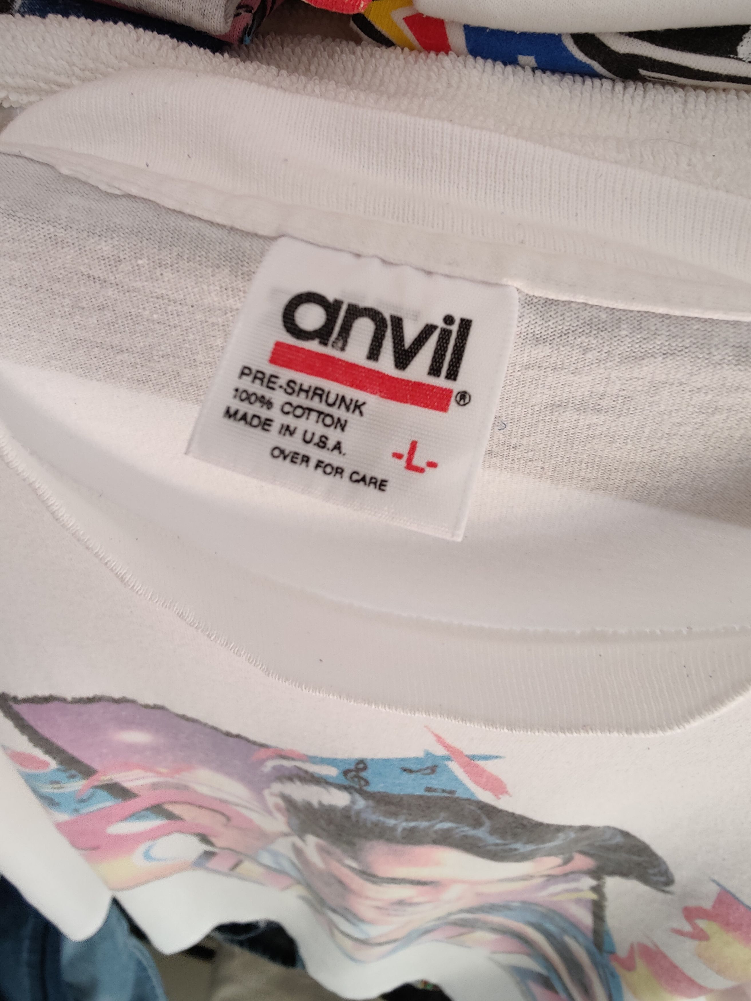 Anvil × Band Tees × Vintage vtg90s - 1992 Elvis Presley Size US L / EU 52-54 / 3 - 4 Thumbnail
