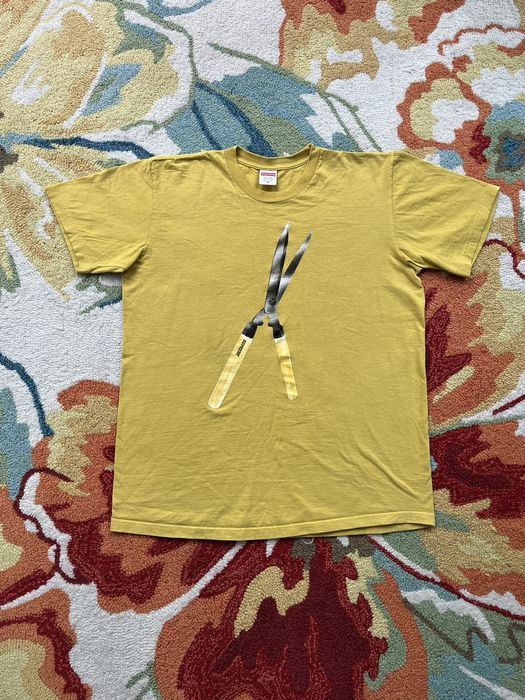 Supreme Supreme Shears Tee SS19 Mustard | Grailed