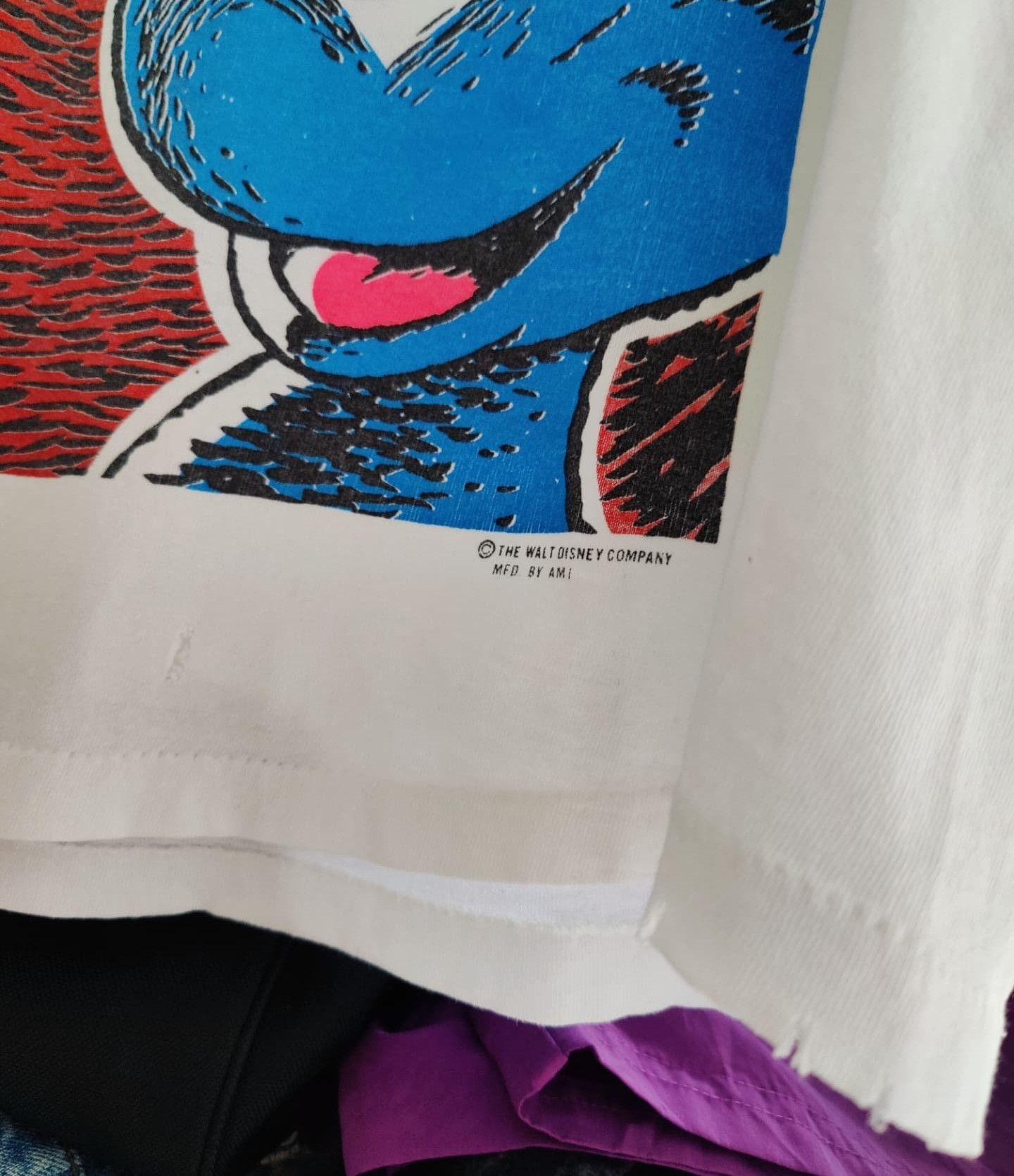 Disney Rare vtg80s - Mickey Mouse, the Global Choice 🌟 PopArt Size US XL / EU 56 / 4 - 5 Thumbnail