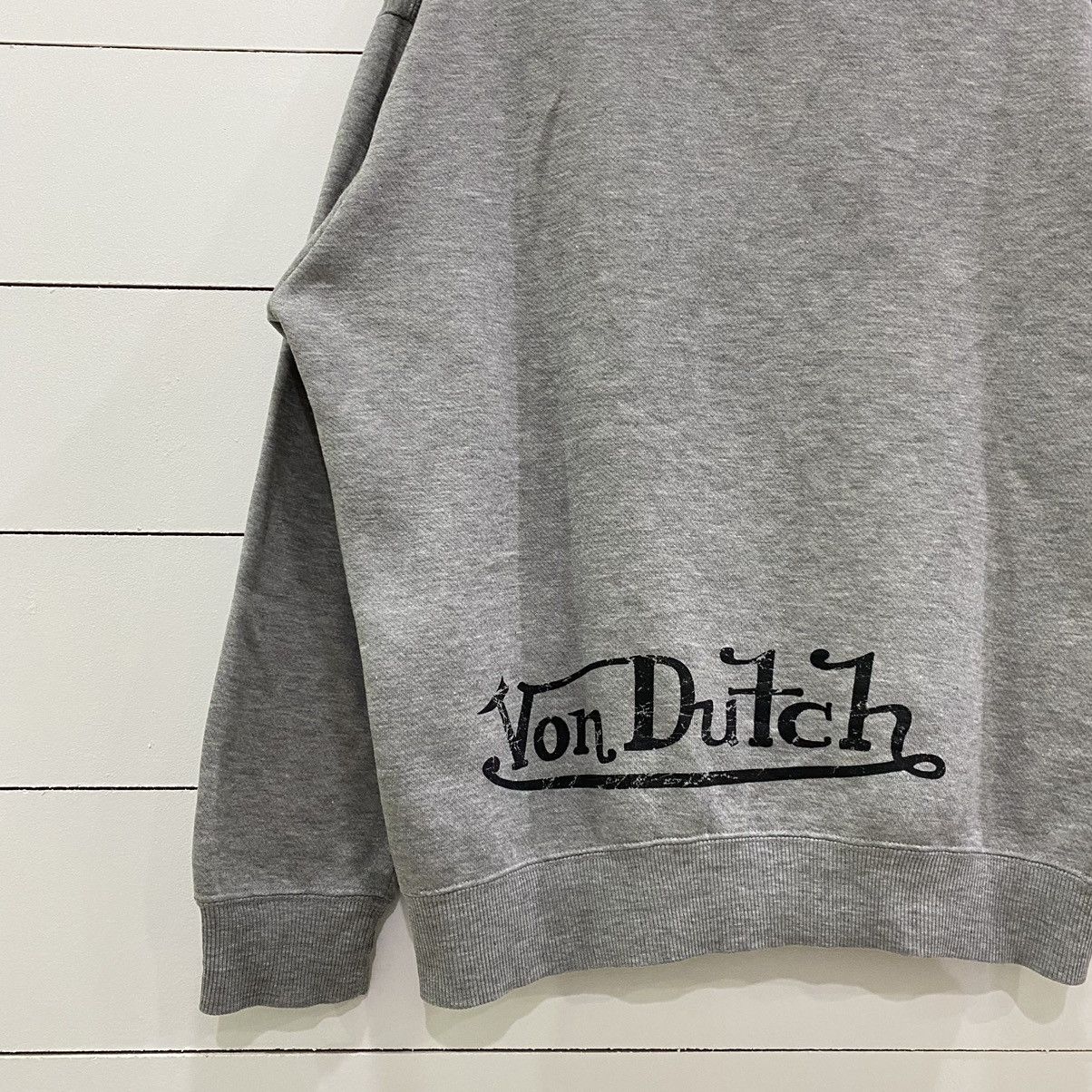 Japanese Brand × Vintage × Von Dutch Vintage Von Dutch Spell Out Big Logo Sweatshirt Size US M / EU 48-50 / 2 - 8 Thumbnail