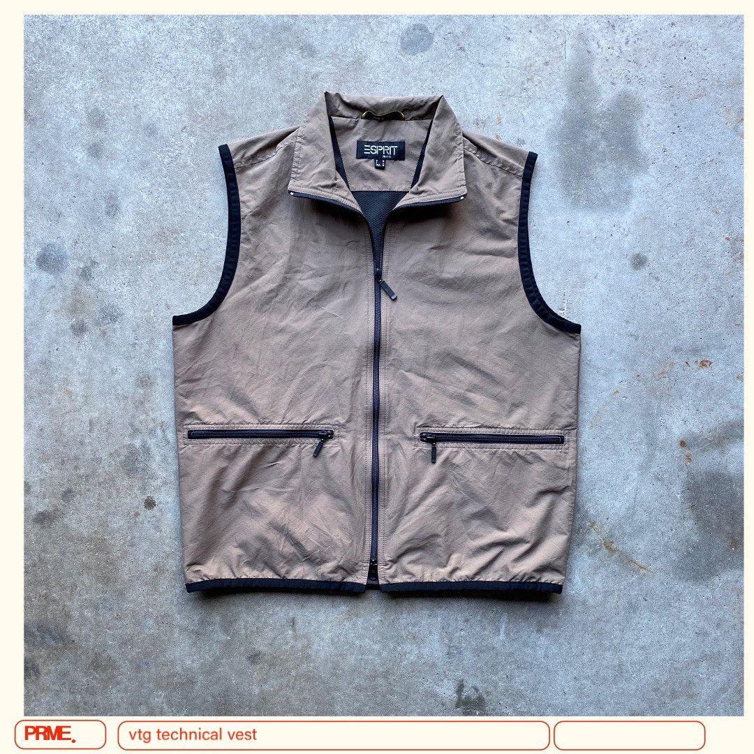 Esprit × Vintage vintage Y2K ESPRIT Technical zip-up vest Size US M / EU 48-50 / 2 - 9 Thumbnail