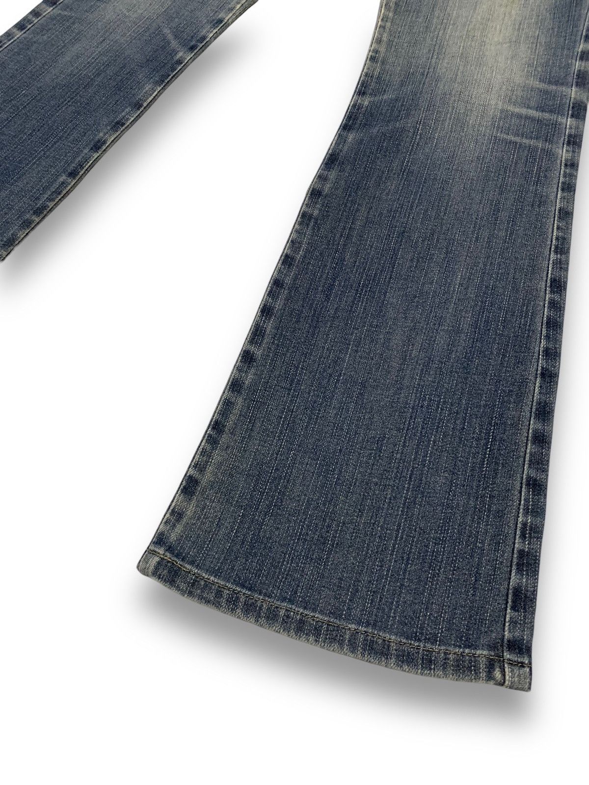 Edwin Y2K Edwin Something x Sophia Blue Washed Flare Jeans Size US 29 - 9 Thumbnail
