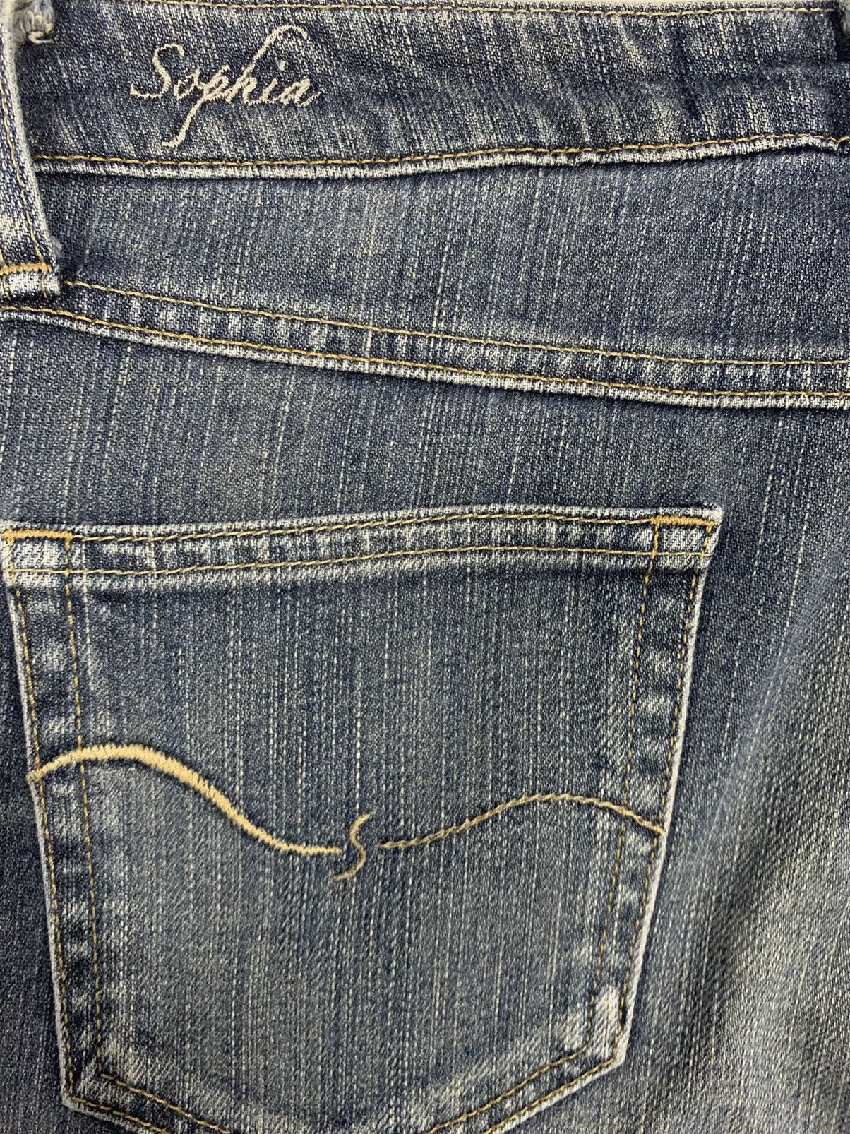 Edwin Y2K Edwin Something x Sophia Blue Washed Flare Jeans Size US 29 - 11 Thumbnail