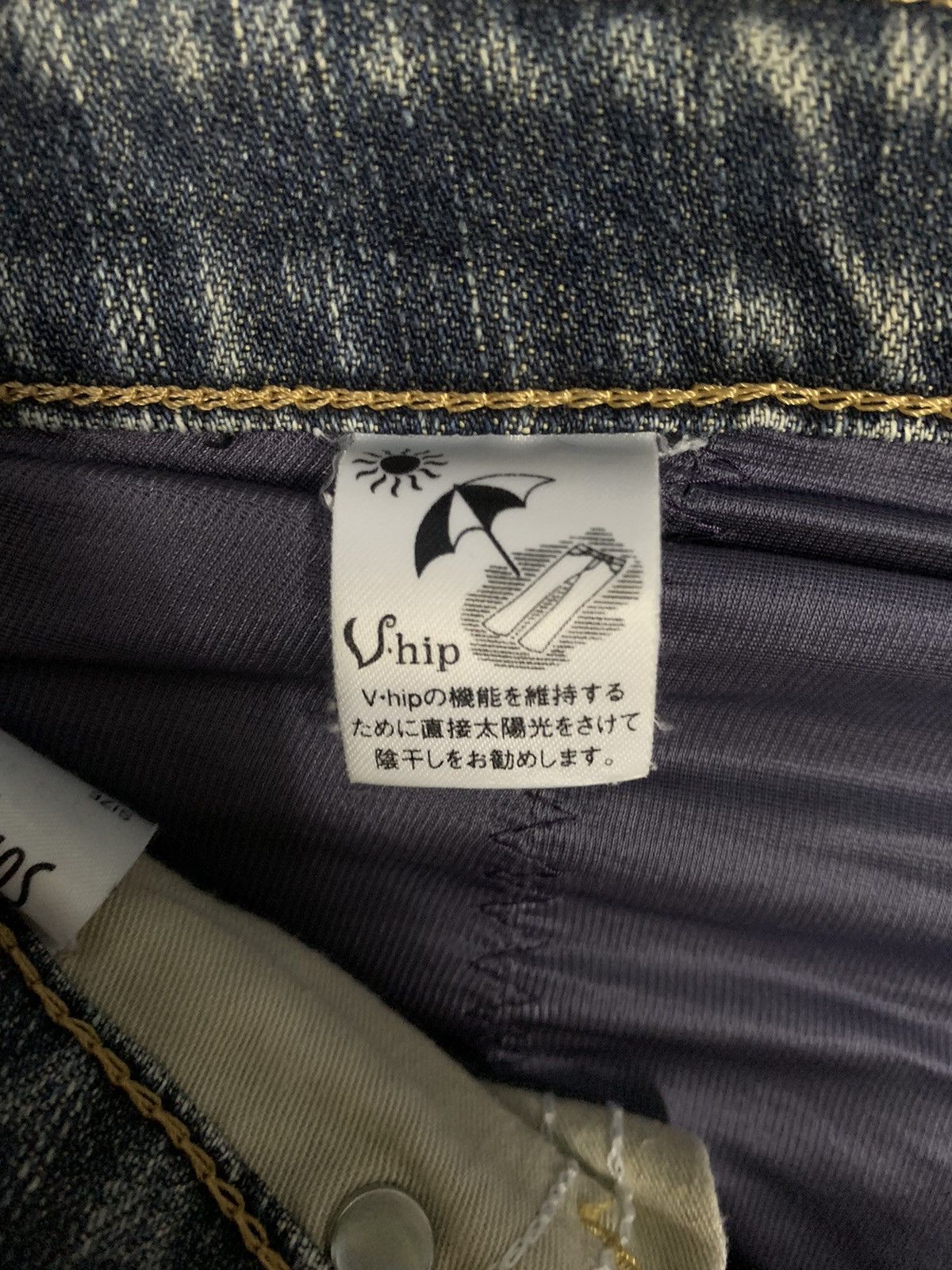 Edwin Y2K Edwin Something x Sophia Blue Washed Flare Jeans Size US 29 - 15 Thumbnail