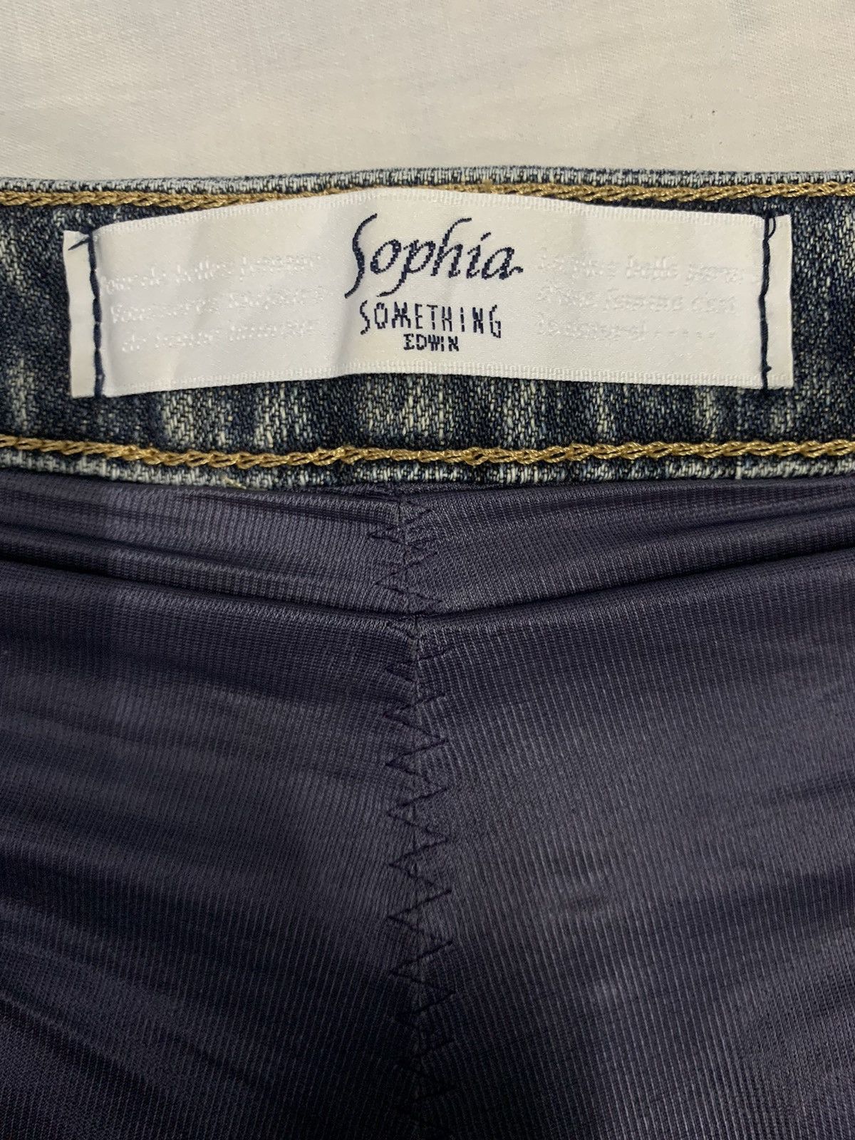 Edwin Y2K Edwin Something x Sophia Blue Washed Flare Jeans Size US 29 - 14 Thumbnail