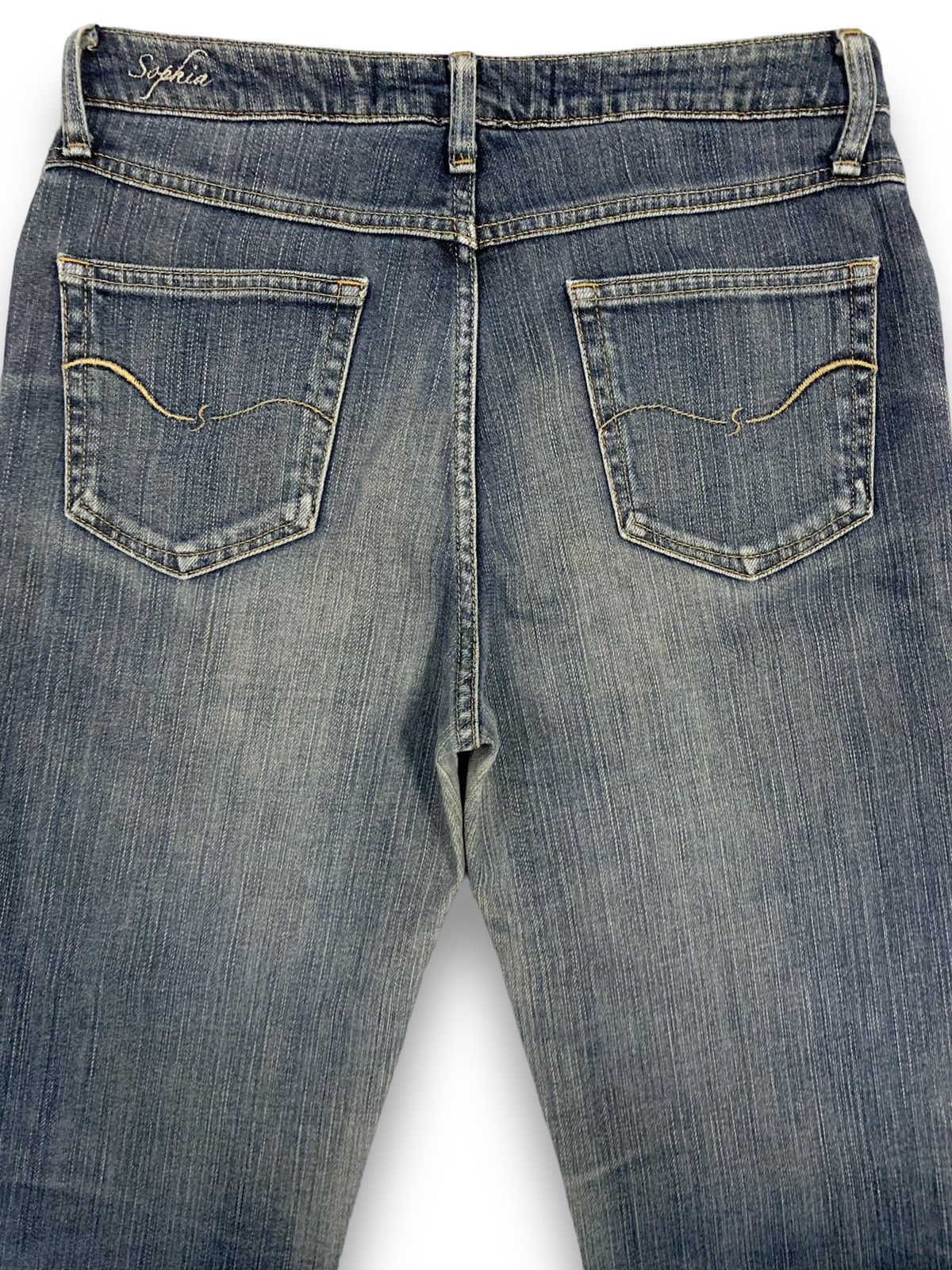 Edwin Y2K Edwin Something x Sophia Blue Washed Flare Jeans Size US 29 - 10 Thumbnail