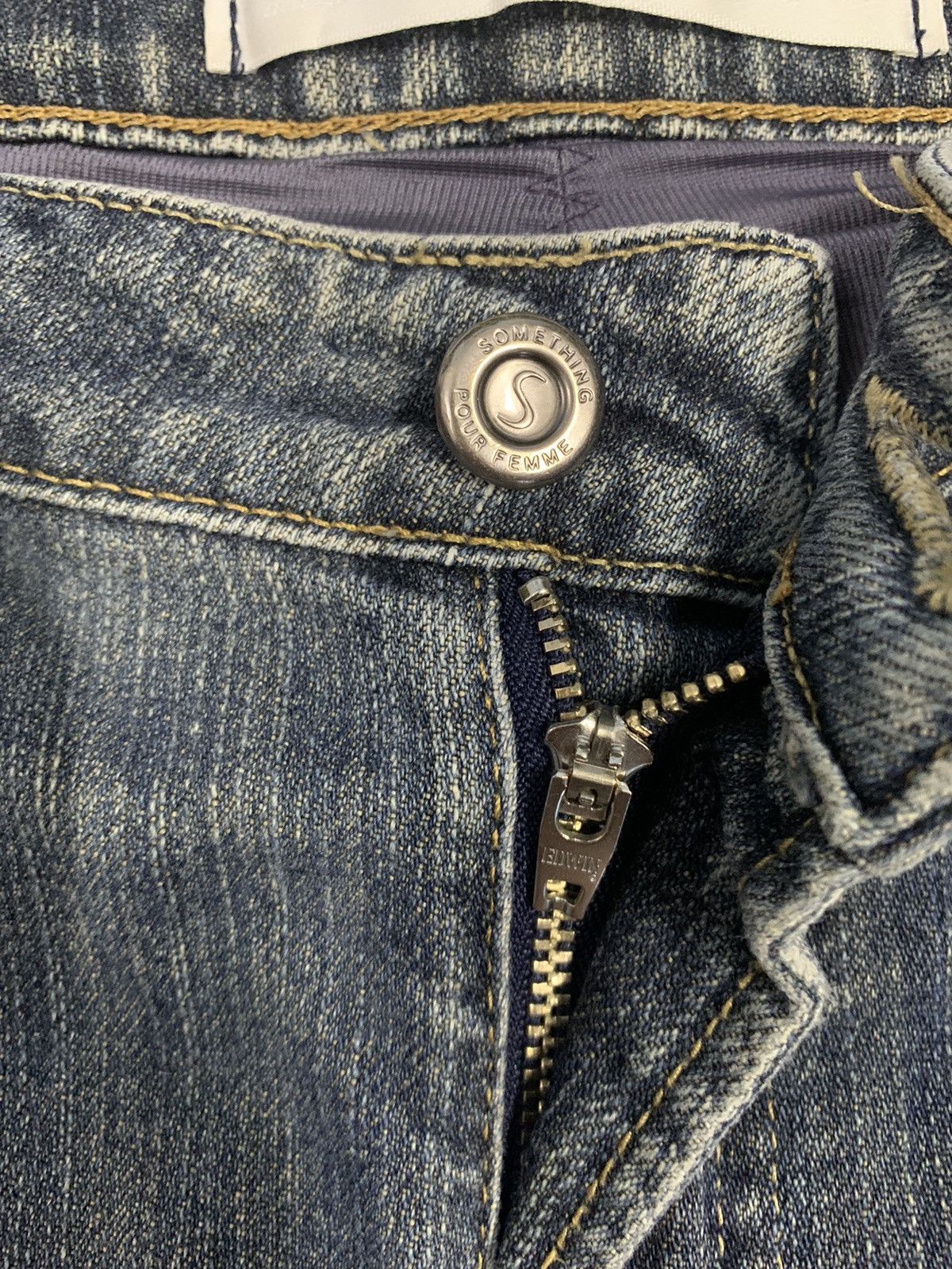 Edwin Y2K Edwin Something x Sophia Blue Washed Flare Jeans Size US 29 - 4 Thumbnail