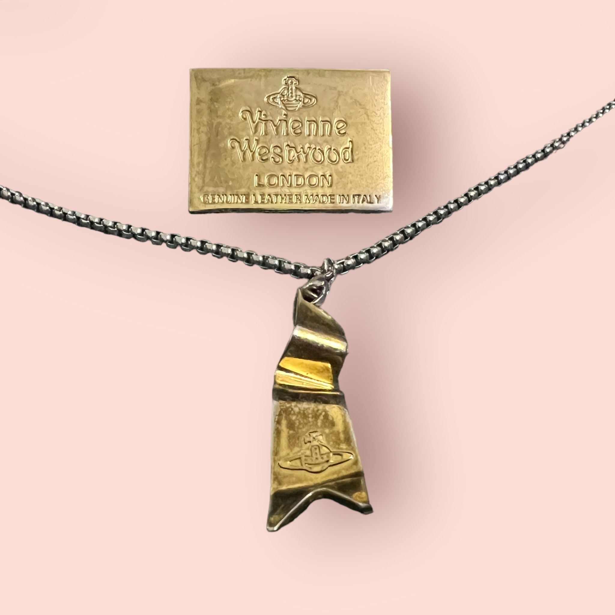 Designer REPURPOSED VIVIENNE WESTWOOD VINTAGE PENDANT NECKLACE Size ONE SIZE - 11 Thumbnail